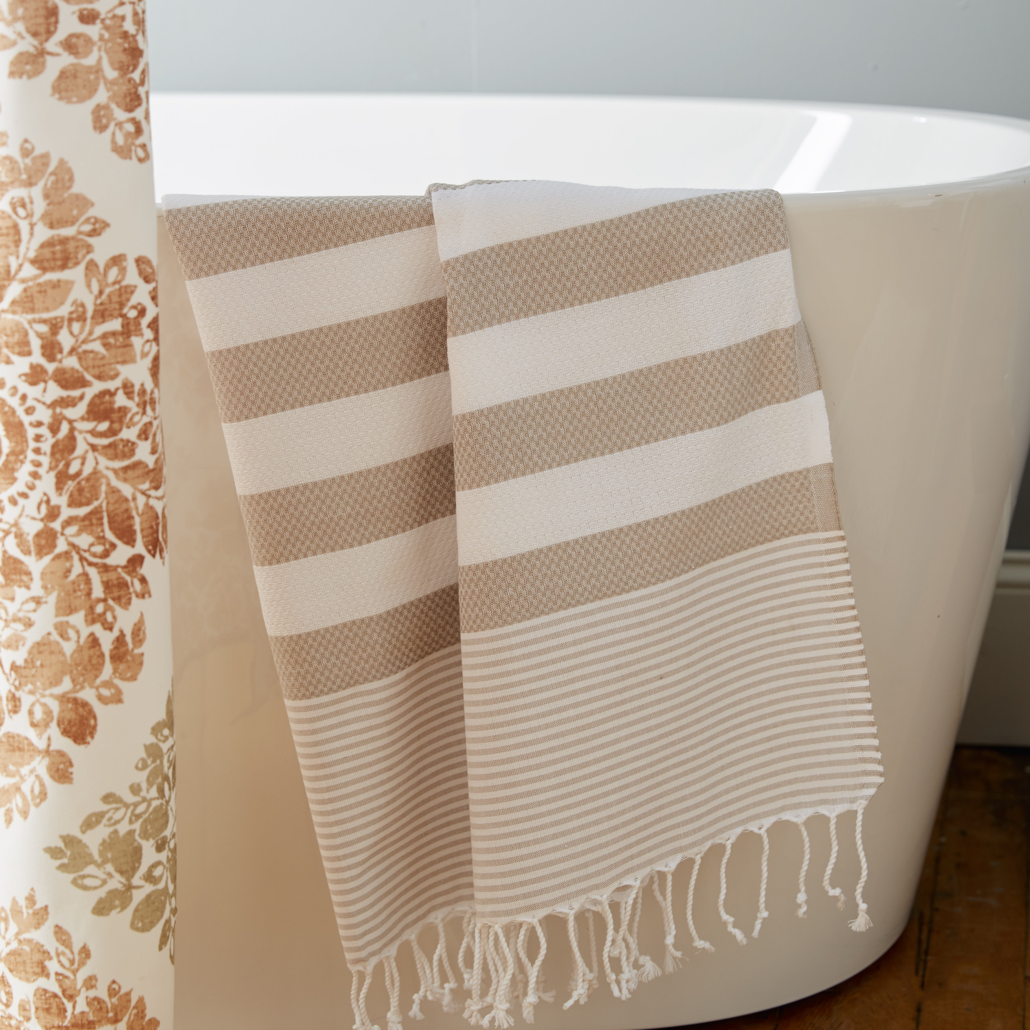 Brielle Pestemal Striped Turkish Bath Towel & Reviews Wayfair