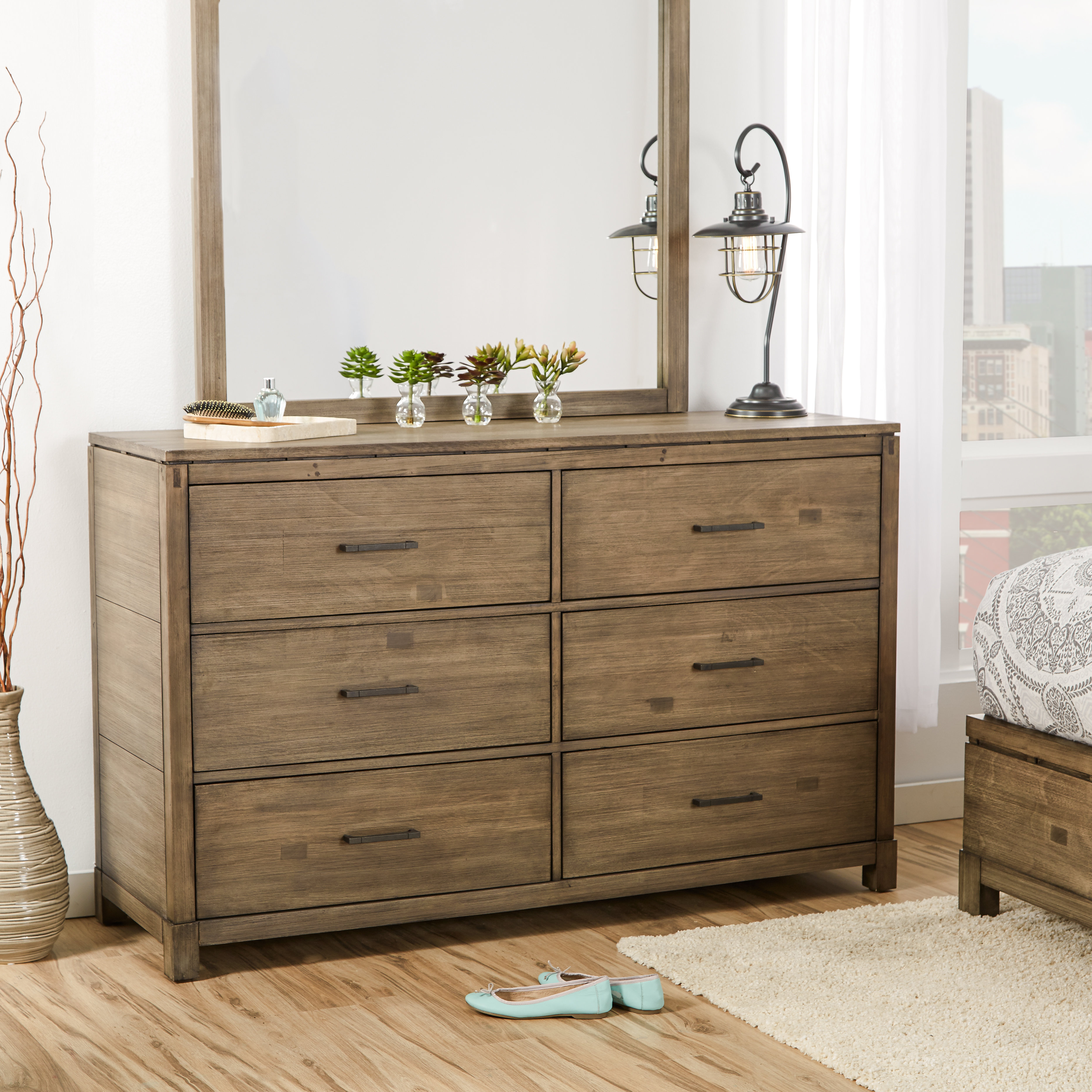 Mercury Row Seleukos 6 Drawer Dresser & Reviews Wayfair