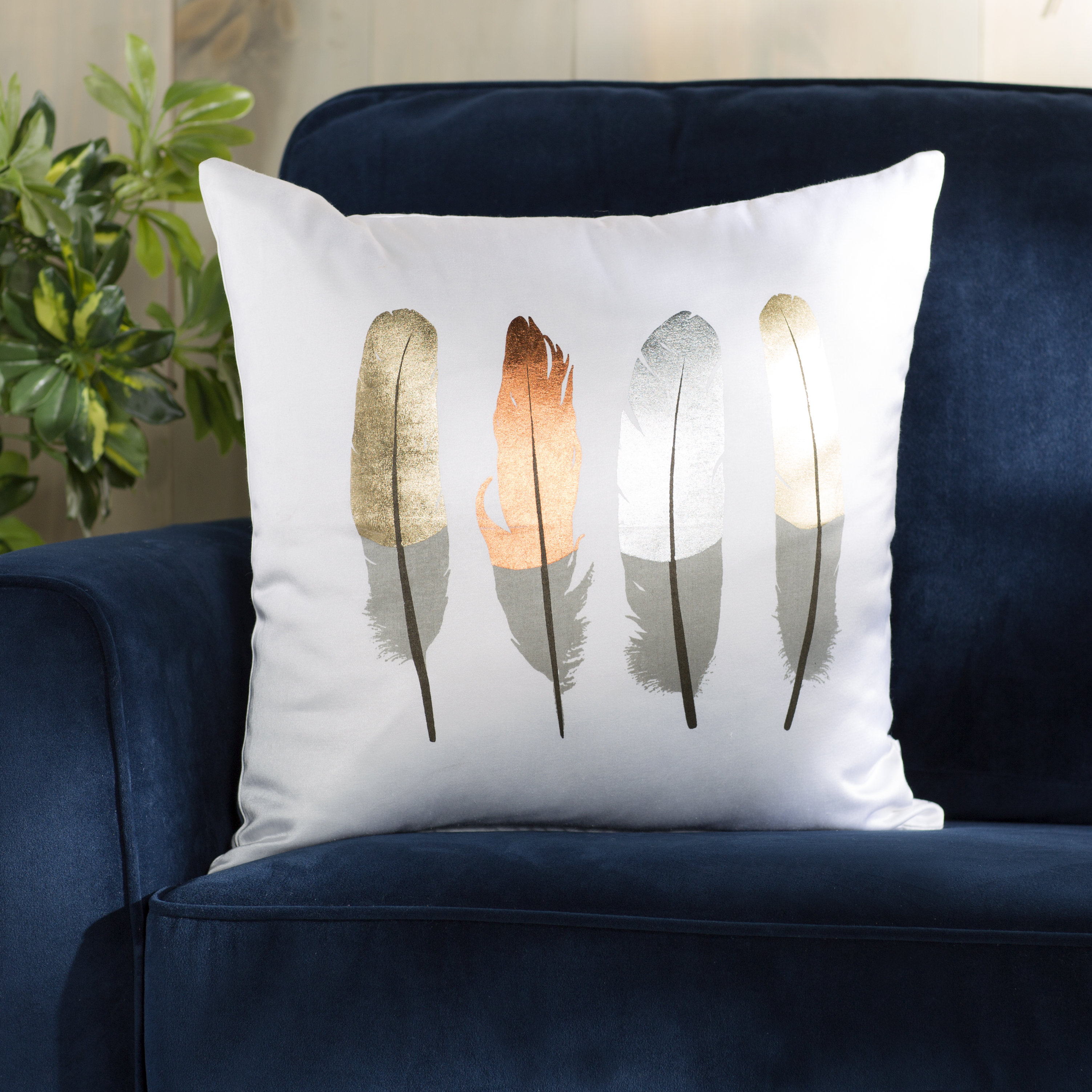 Mercury Row Artman Feather Throw Pillow & Reviews Wayfair.ca