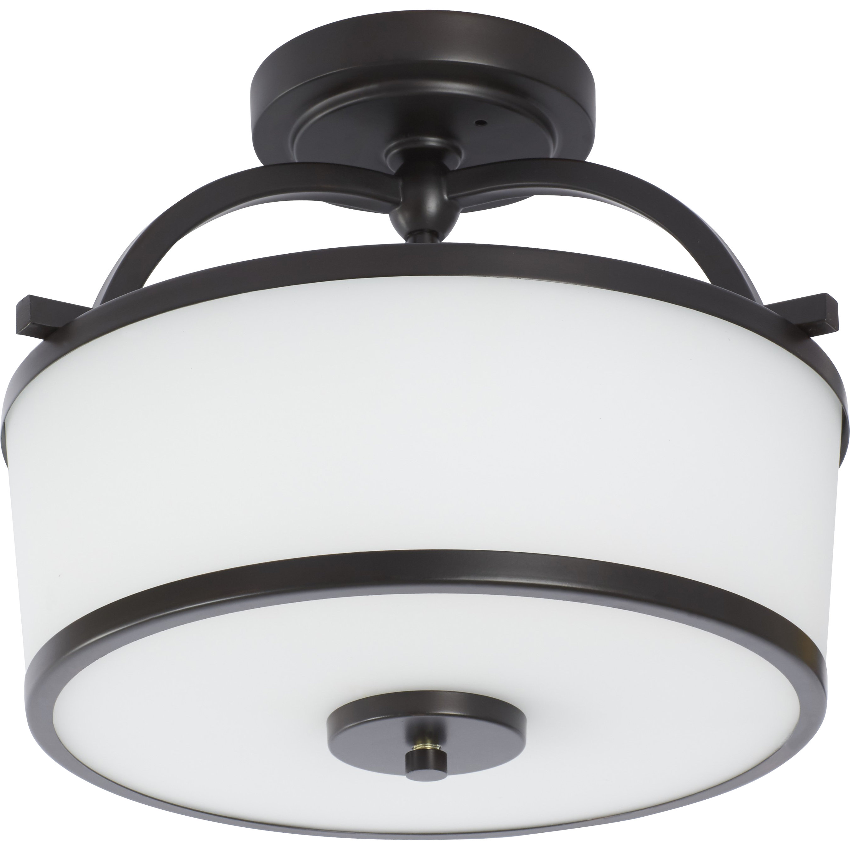 Mercury Row Neapolis 2 Light Semi Flush Mount & Reviews Wayfair