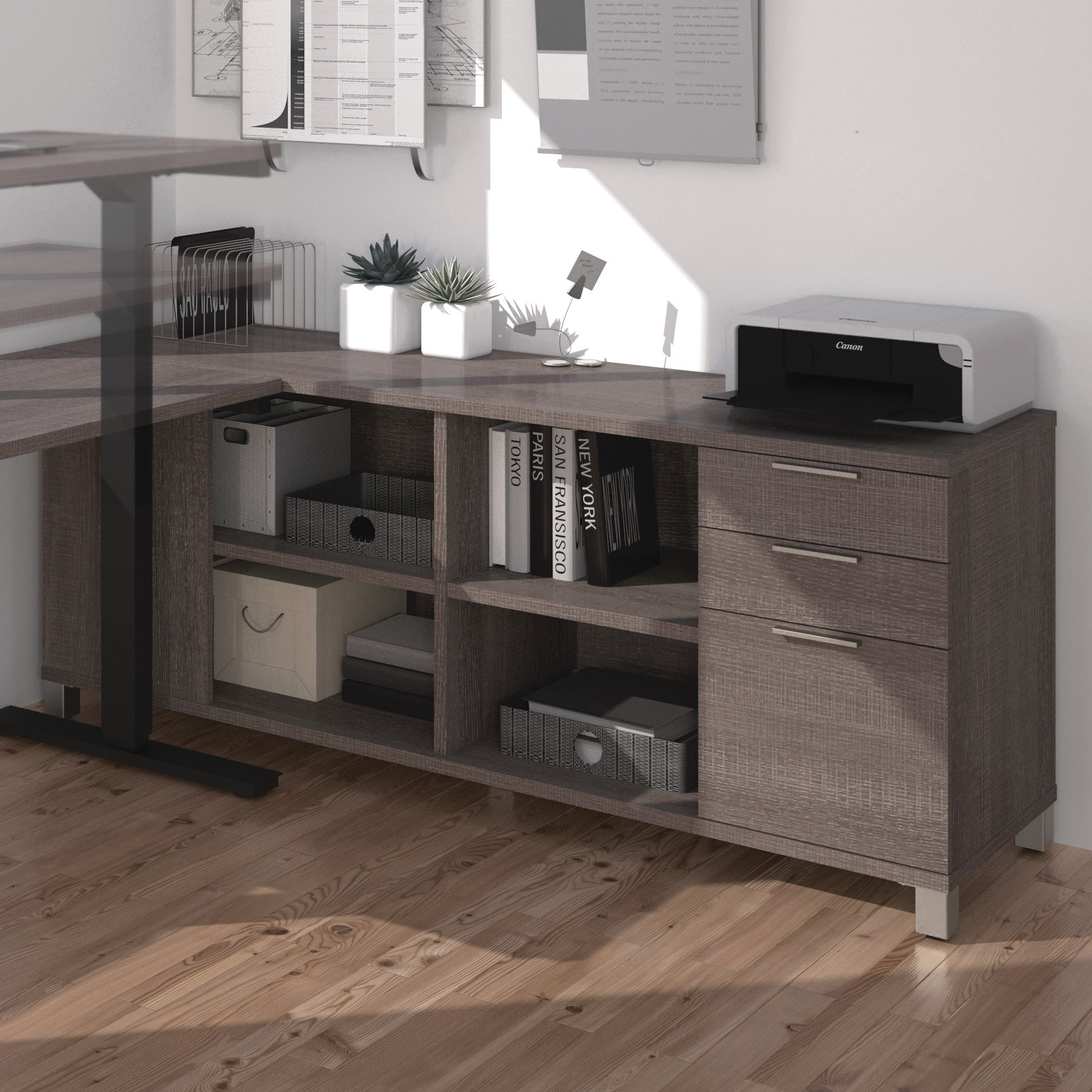 Mercury Row Ariana LShape Desk Office Suite Wayfair