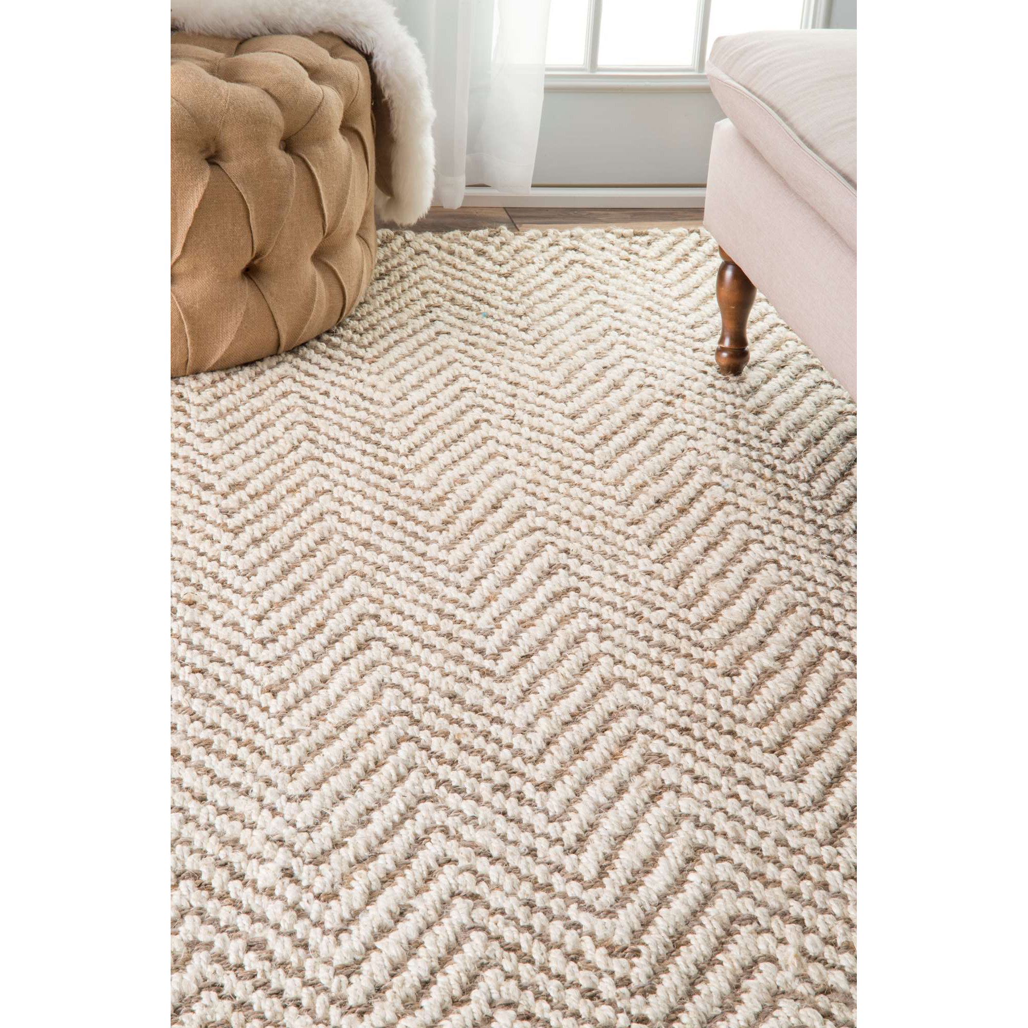 Mercury Row Norcross HandWoven Tan Area Rug & Reviews Wayfair