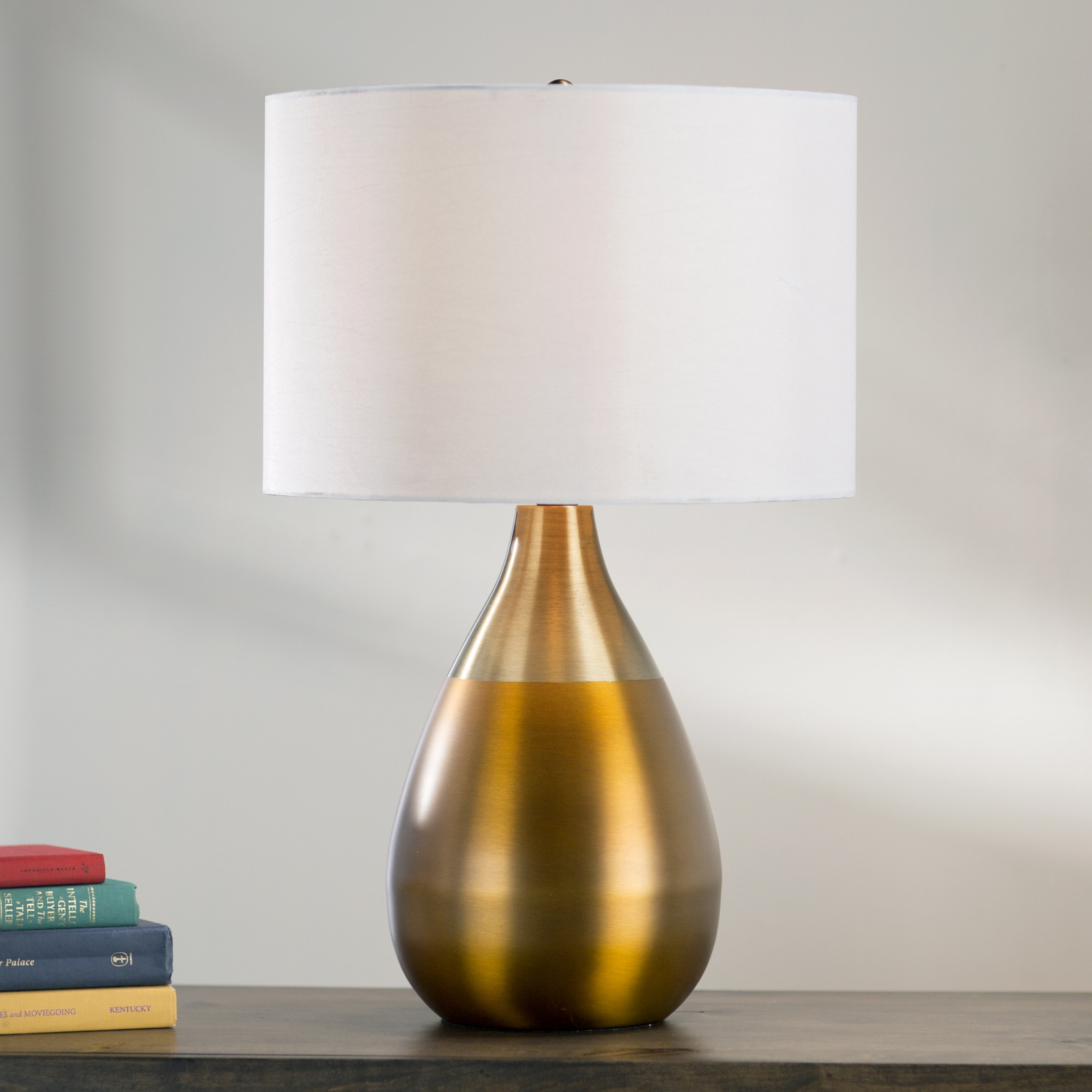 Mercury Row 23.75" H Table Lamp with Drum Shade & Reviews Wayfair