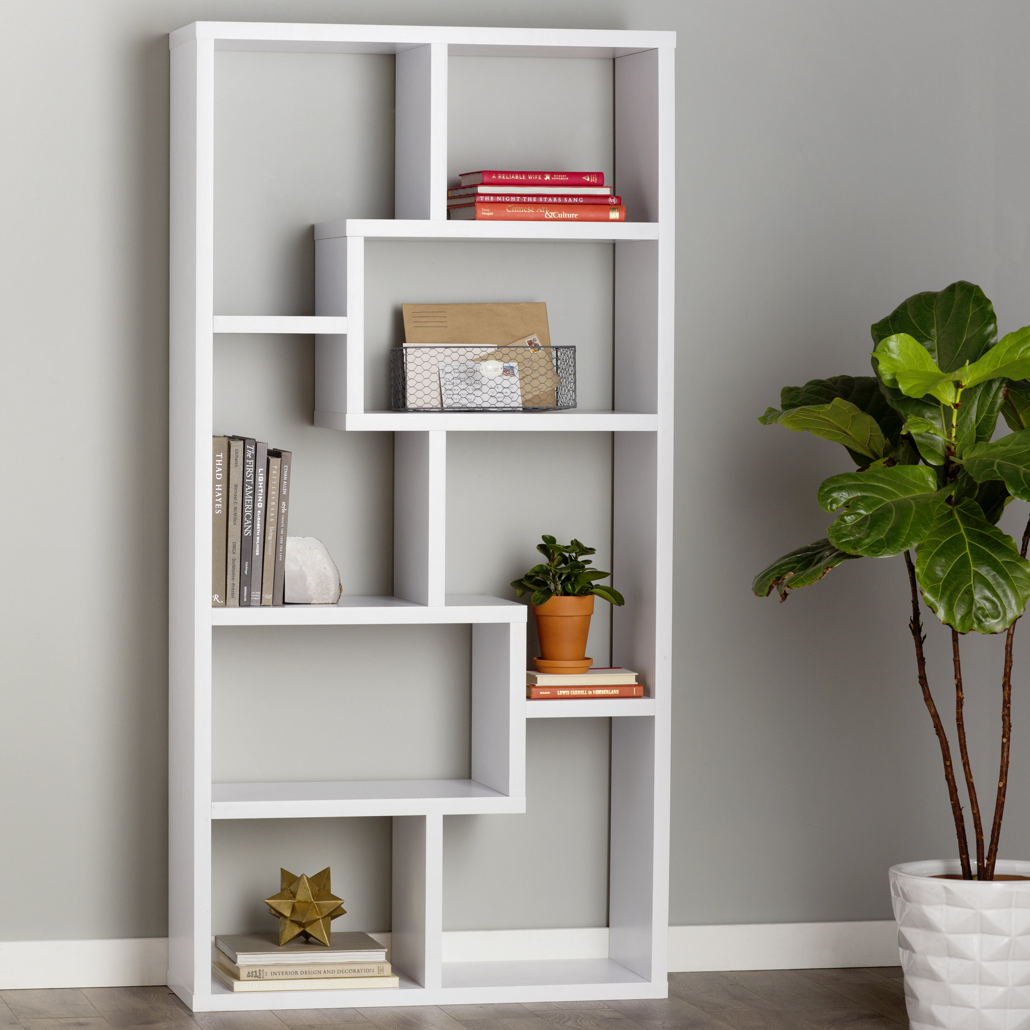 Mercury Row 71" Accent Shelves Bookcase & Reviews Wayfair.ca