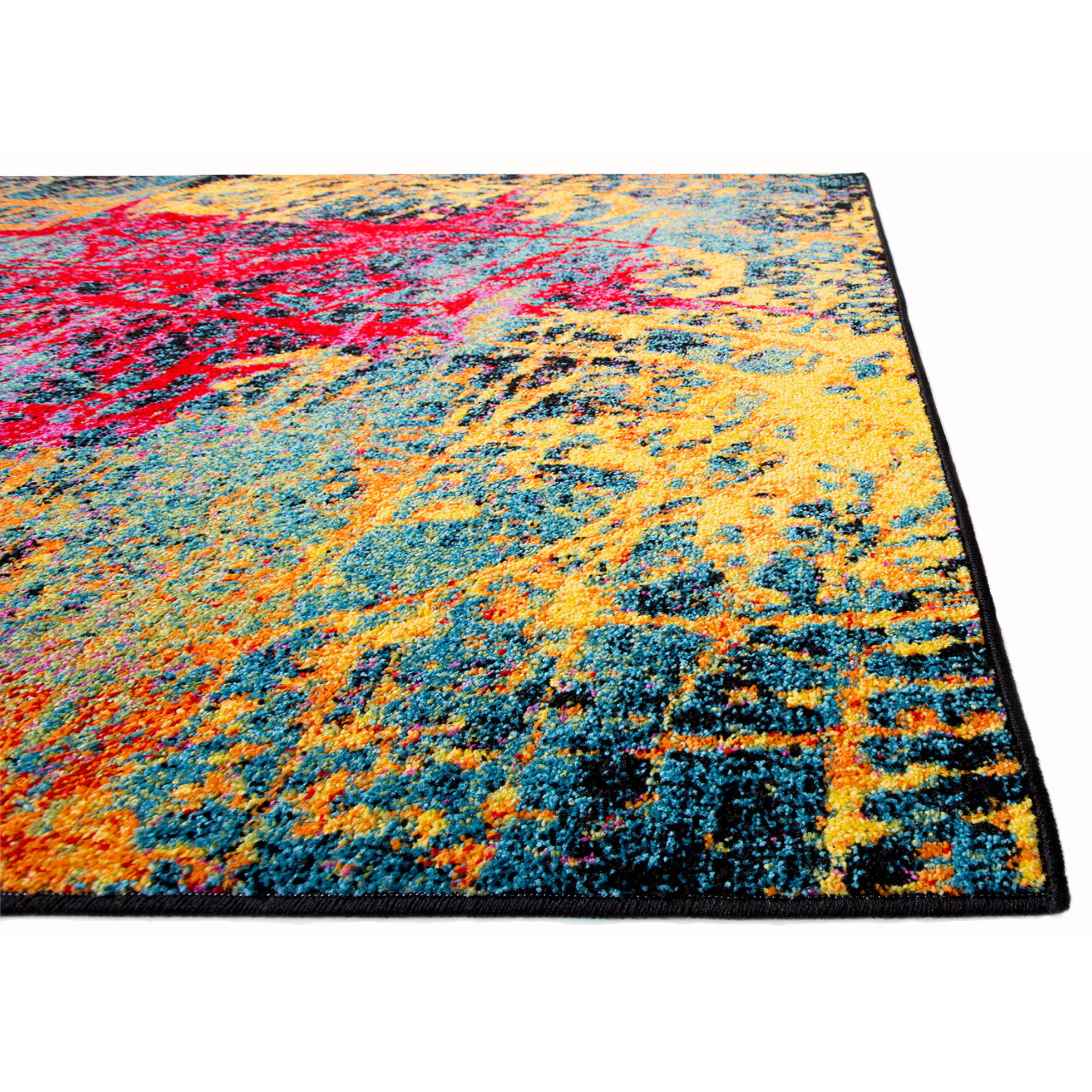 Mercury Row Brannigan Red/Yellow Area Rug & Reviews Wayfair