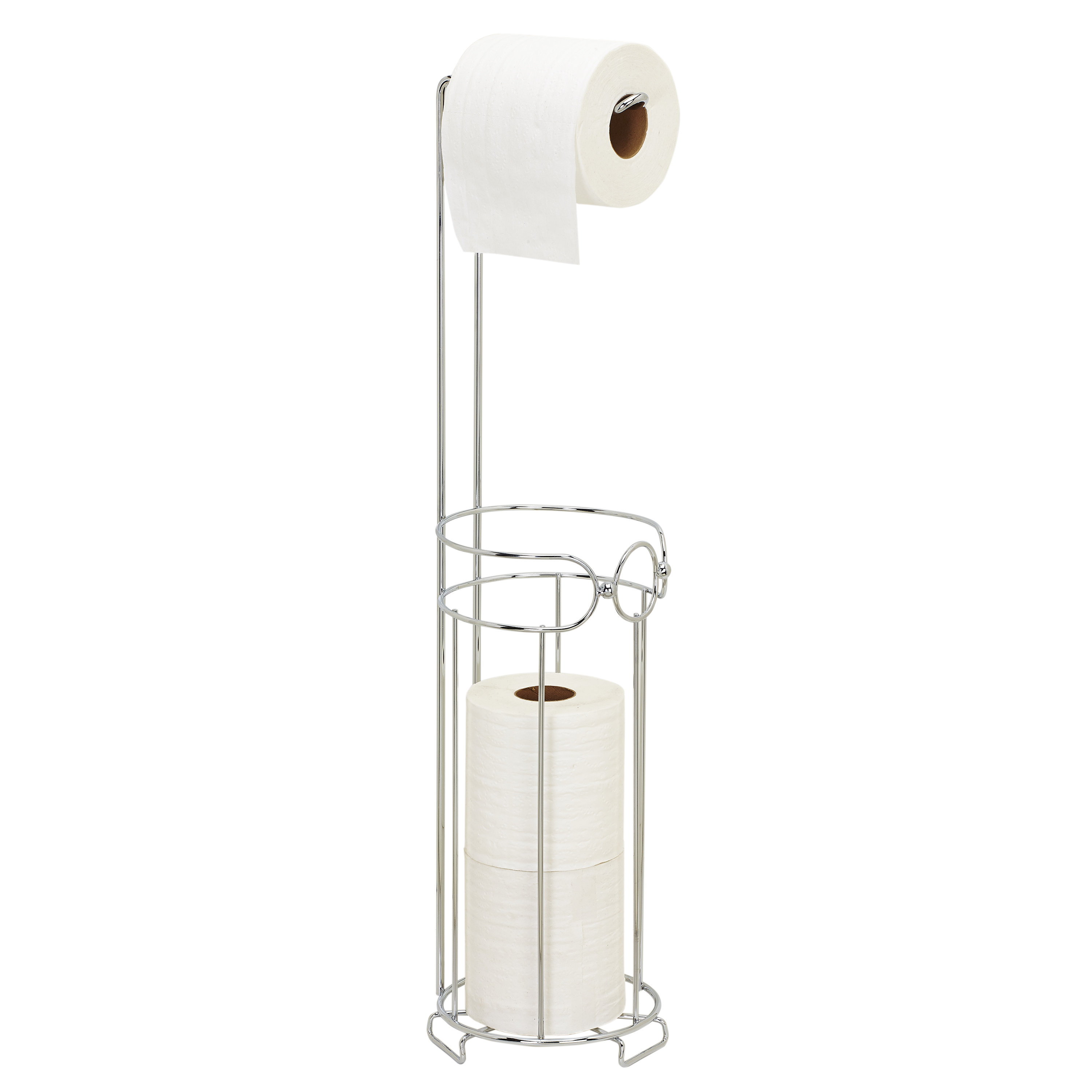 Simplify Bath Bliss FreeStand Toilet Paper Holder and Reserve