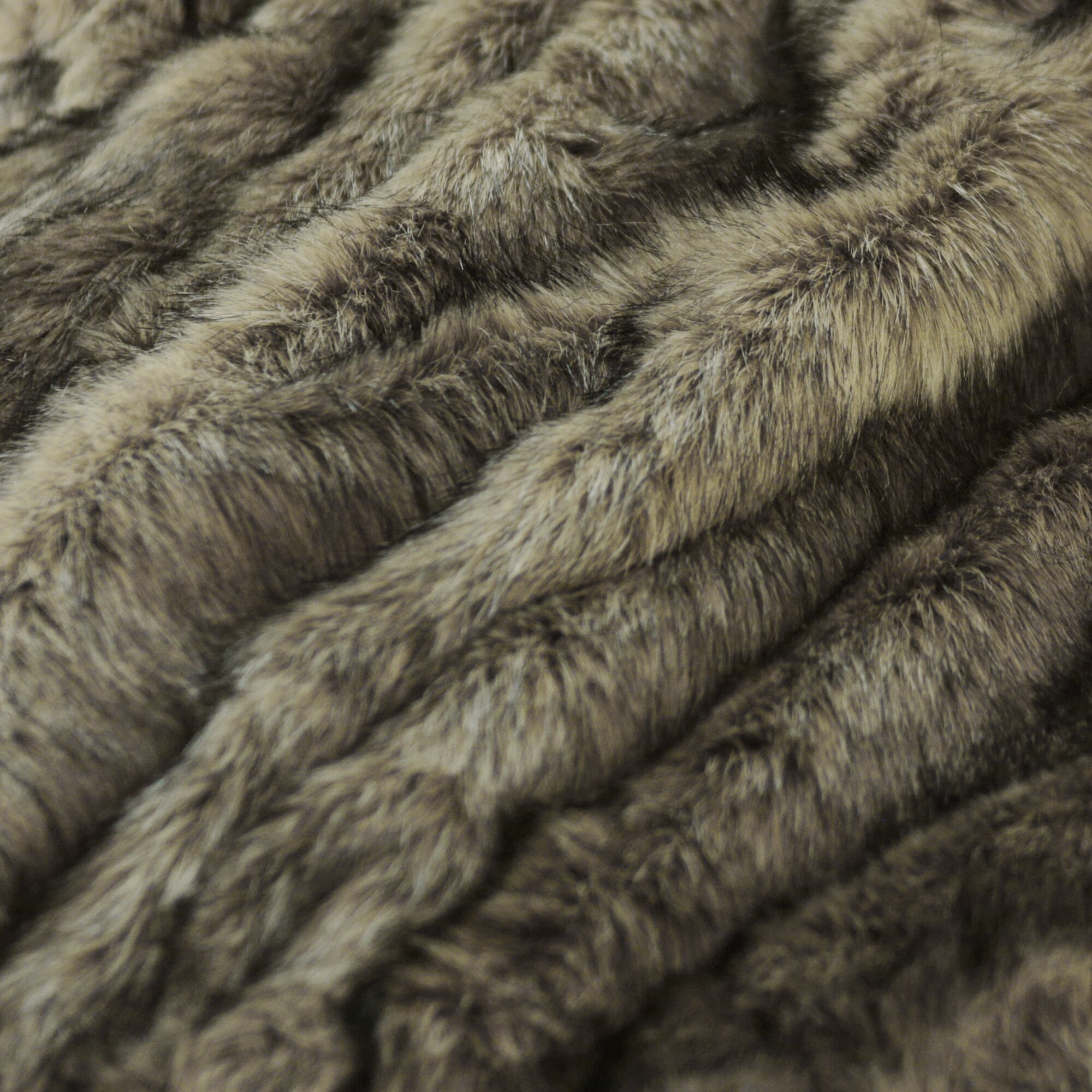 Wild Mannered Tawny Fox Faux Fur Throw Blanket & Reviews | Wayfair