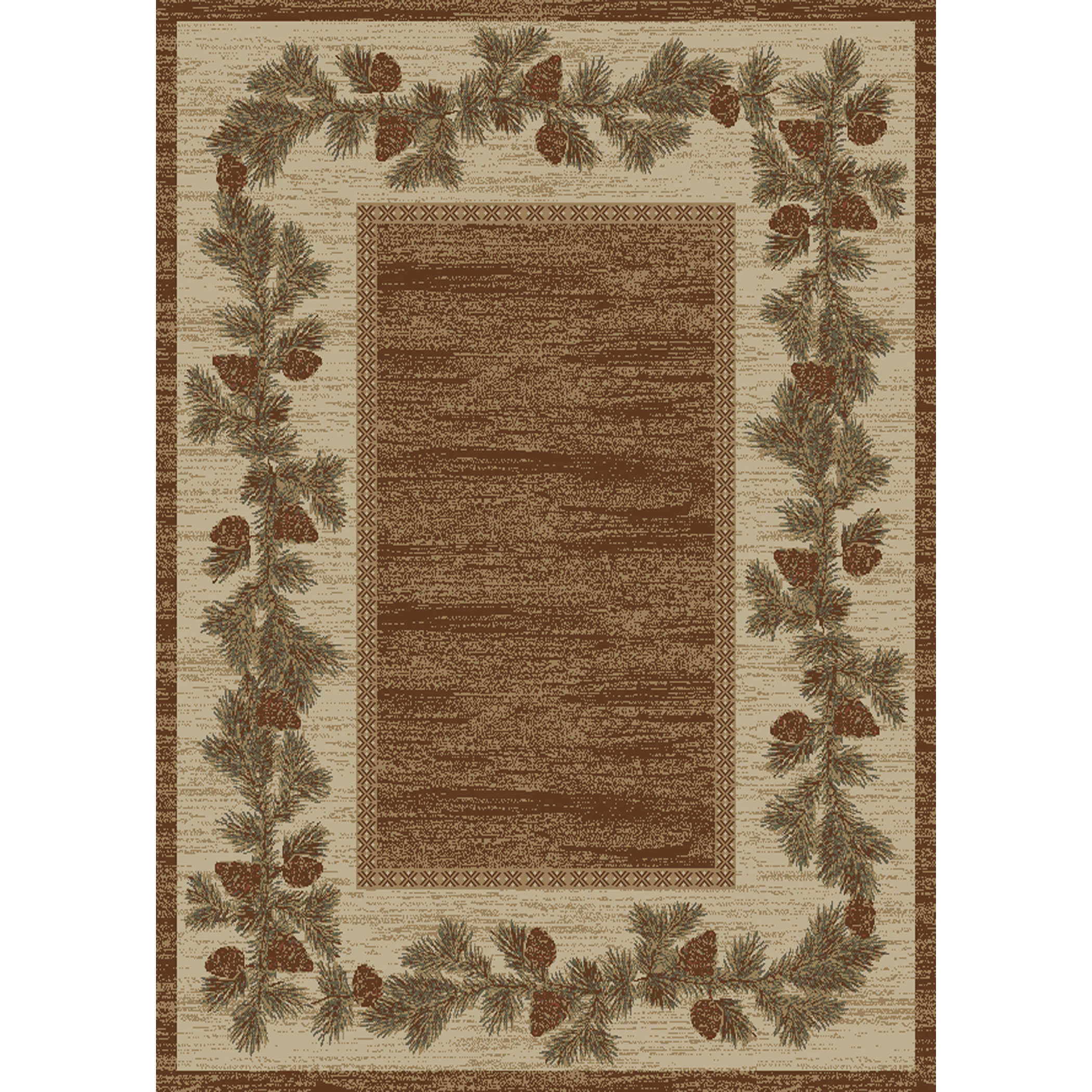 Mayberry Rug Hearthside Mountain View Brown Area Rug Wayfair