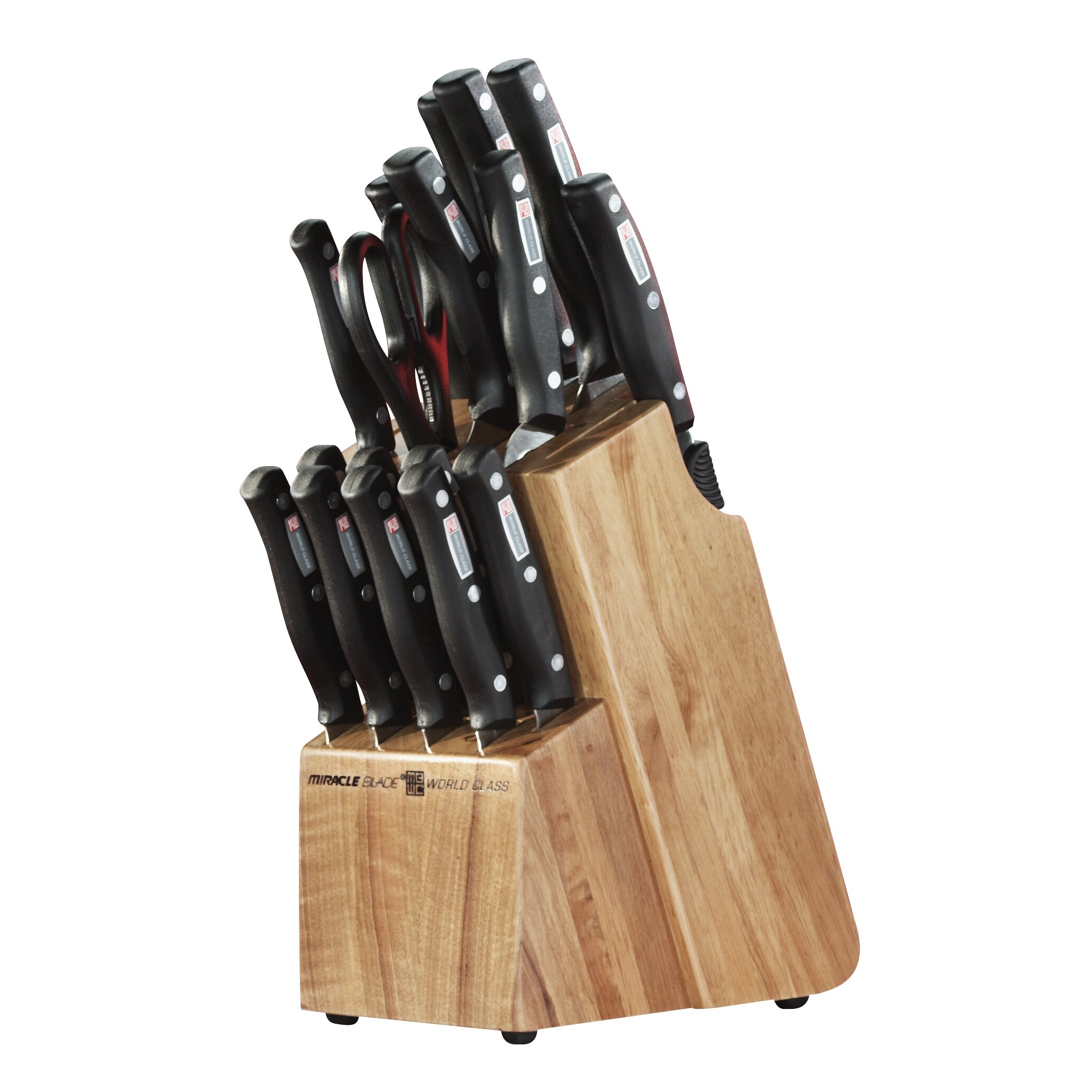 Miracle Blade World Class Knife Block Set And Reviews Wayfair 6983