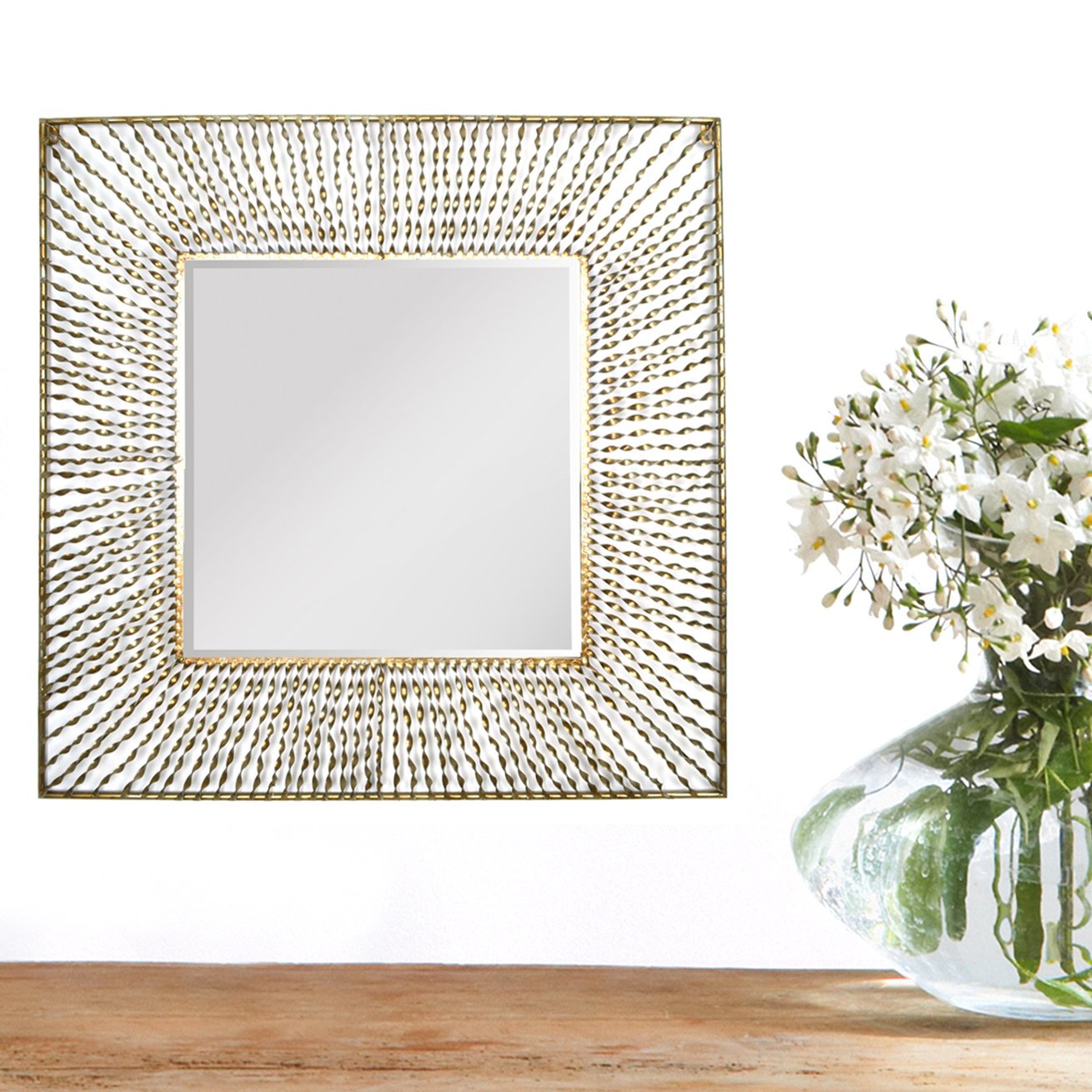Stratton Home Decor Nicole Wall Mirror & Reviews Wayfair