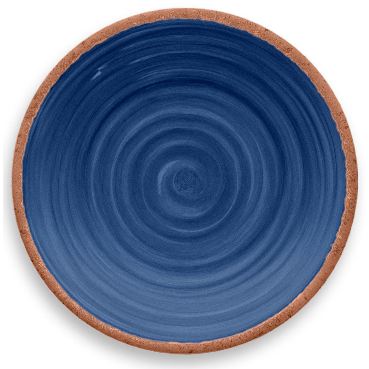 TarHong Terra Cotta Rustic Swirl Melamine 12 Piece Dinnerware Set
