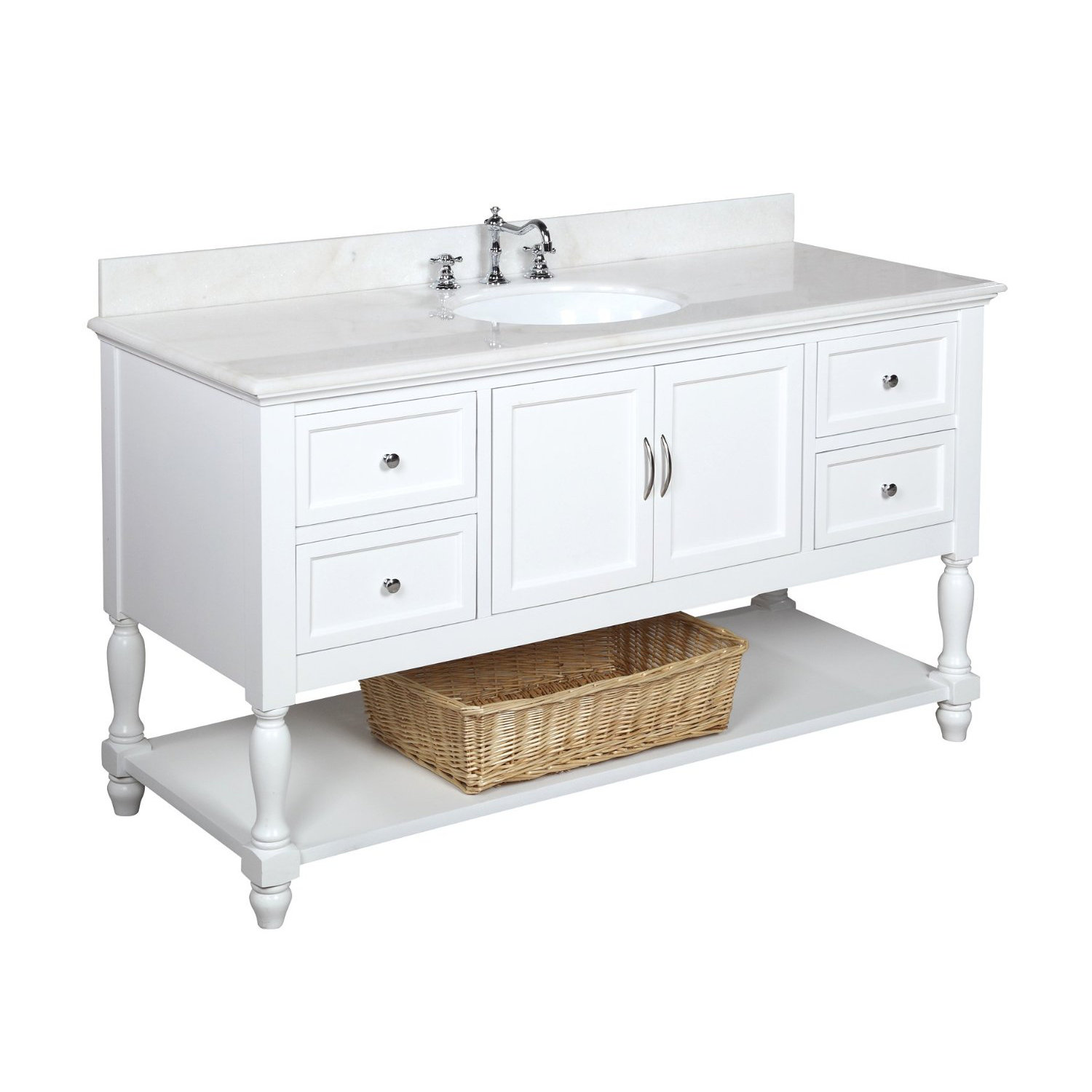KBC Beverly 60" Single Bathroom Vanity Set & Reviews Wayfair