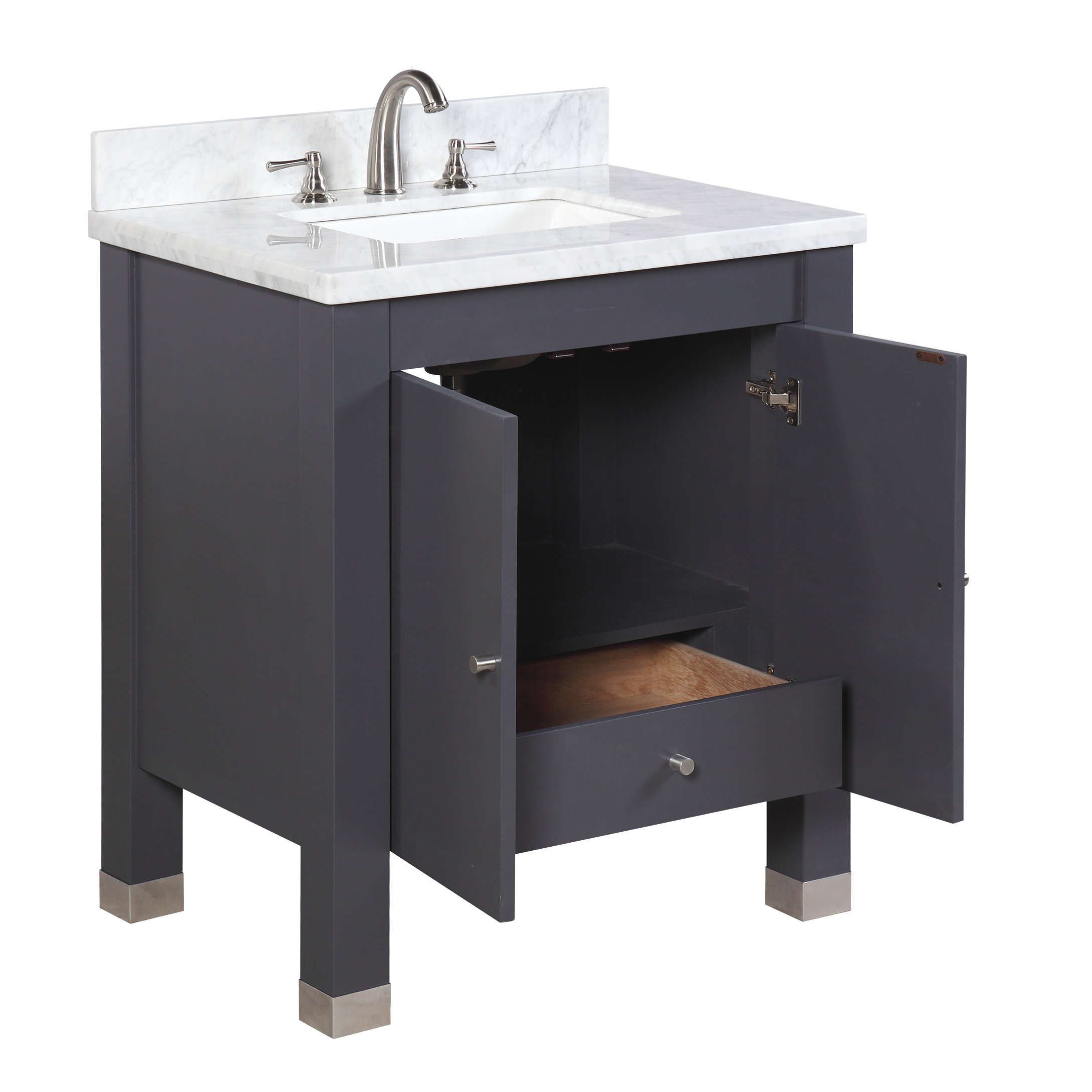 KBC Riley 30" Single Bathroom Vanity Set & Reviews Wayfair