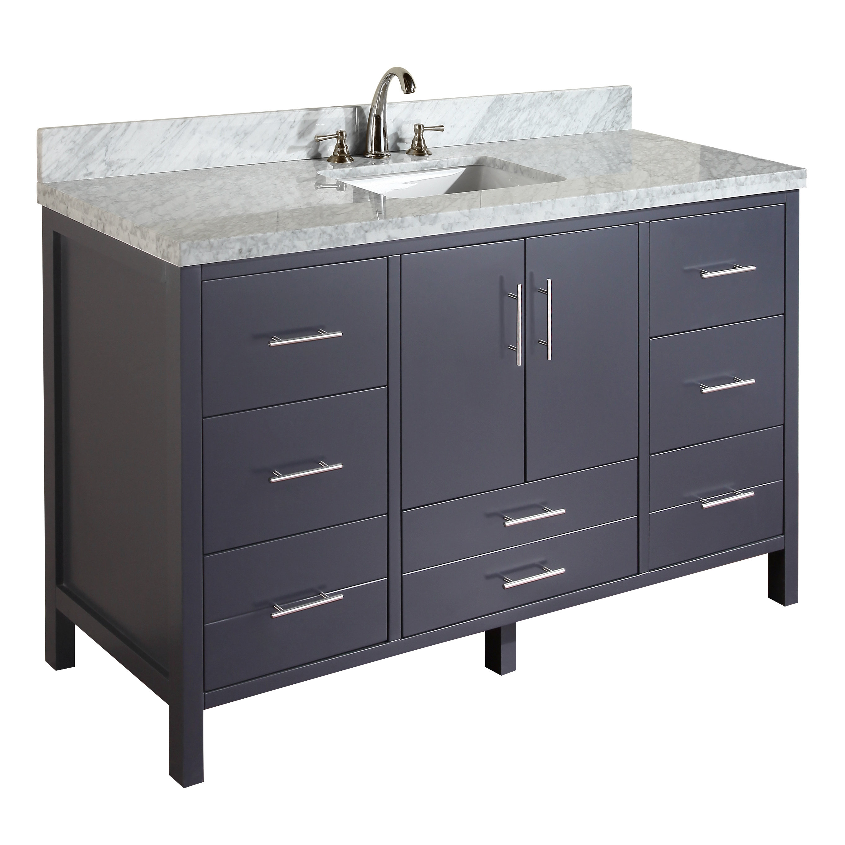 KBC California 60" Single Bathroom Vanity Set & Reviews ...