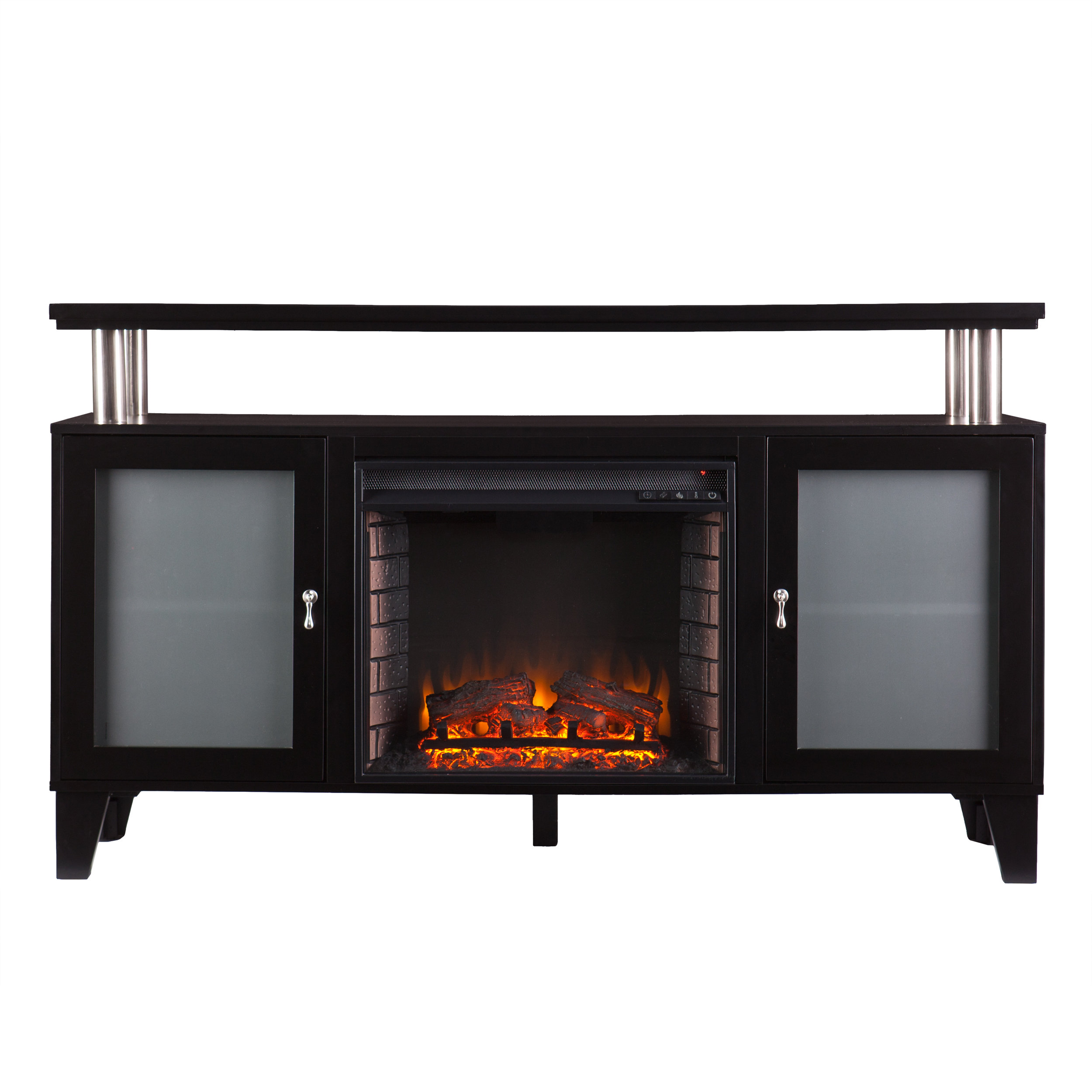 Red Barrel Studio Yalobusha TV Stand with Electric Fireplace & Reviews