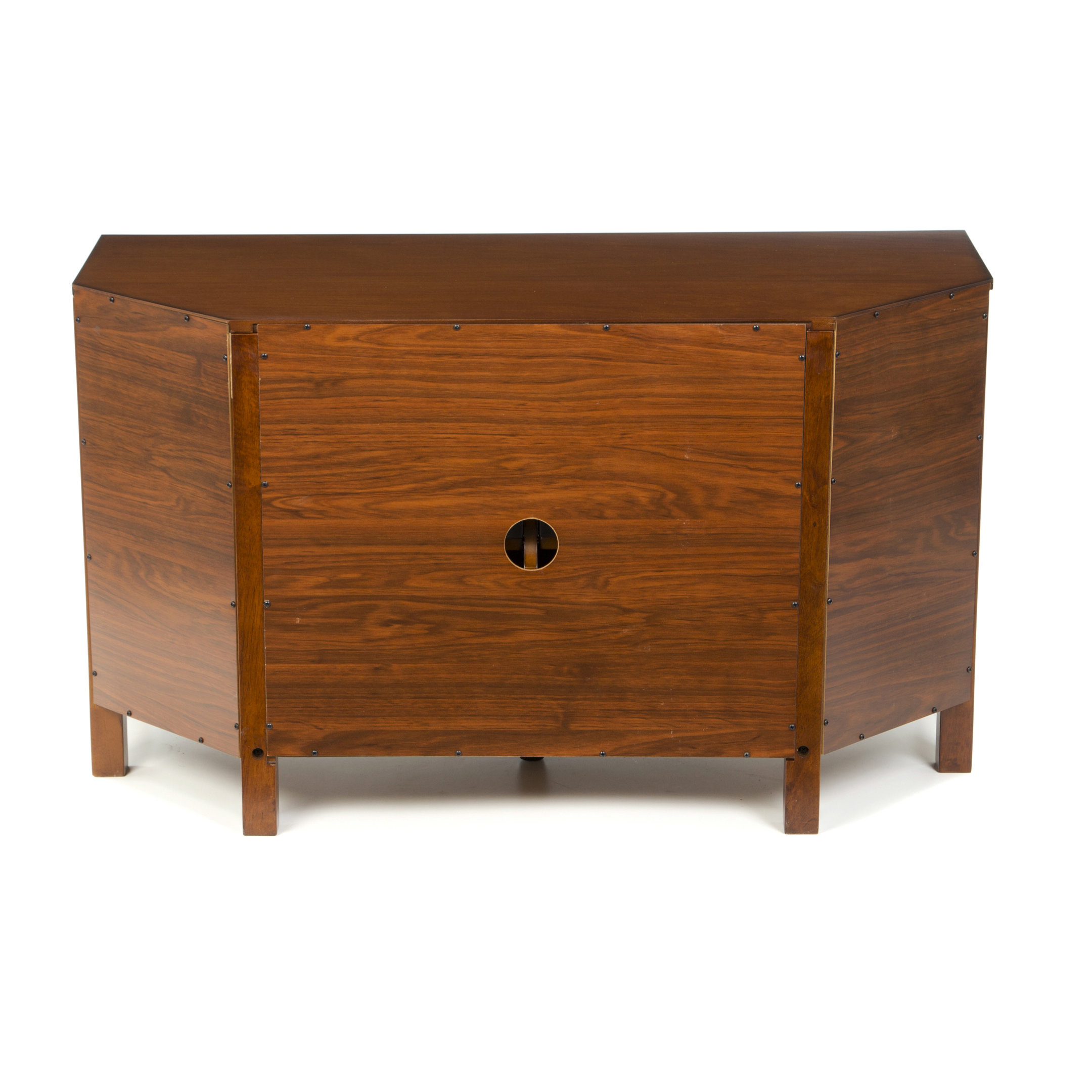 Red Barrel Studio Longnecker TV Stand in Walnut & Reviews Wayfair