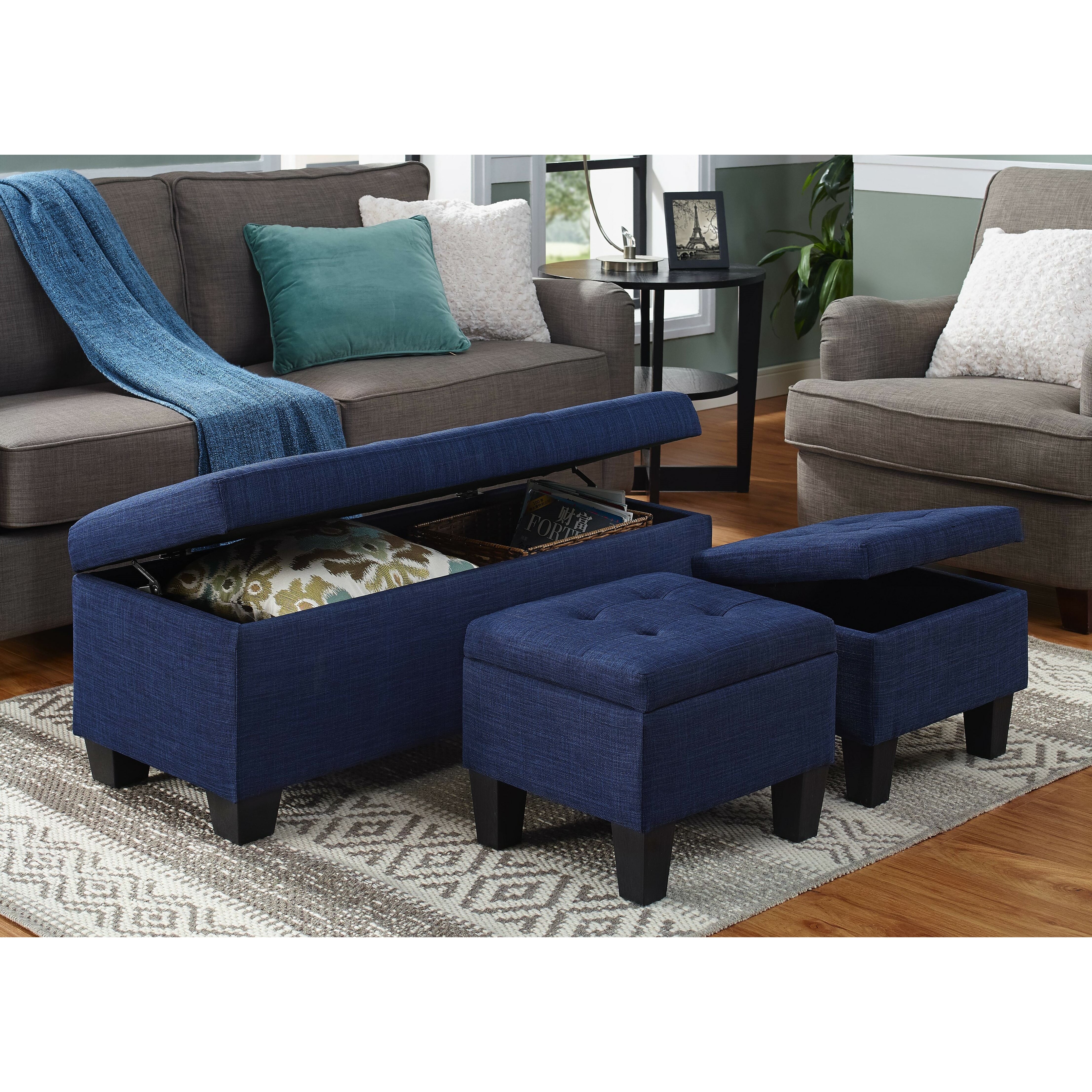 Red Barrel Studio Alchemist 3 Piece Storage Ottoman Set & Reviews  Wayfair