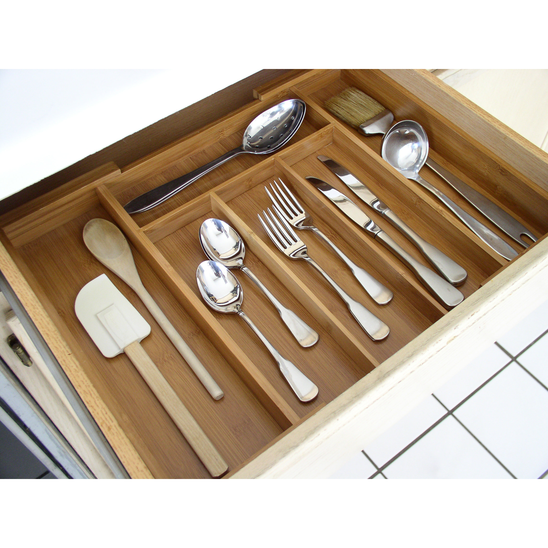 Axis International Bamboo Expandable Drawer Organizer & Reviews Wayfair