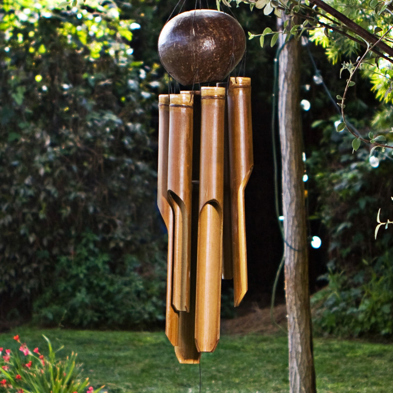 My Spirit Garden Natural Bamboo Wind Chime Reviews Wayfair My Spirit Garden Natural Bamboo Wind Chime