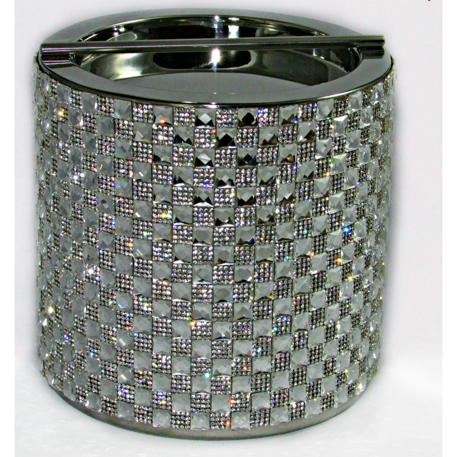 Red Pomegranate Rhinestone 3 Qt. Ice Bucket Wayfair