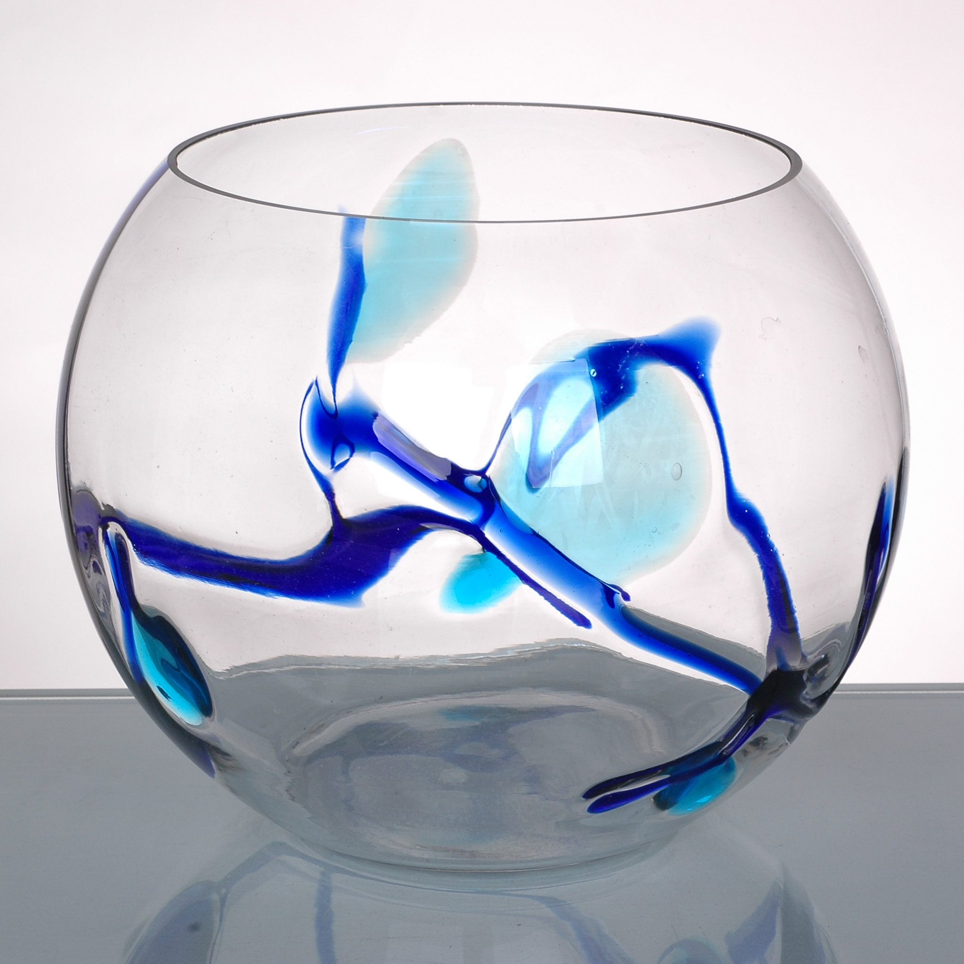 Diamond Star Glass Bubble Decorative Bowl with Artistic Tree & Reviews