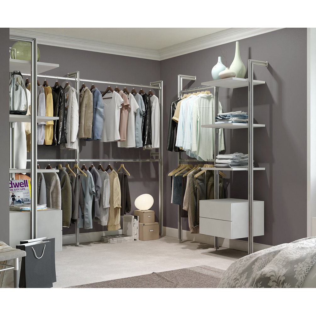 Space Pro Relax 100"W Closet System & Reviews Wayfair