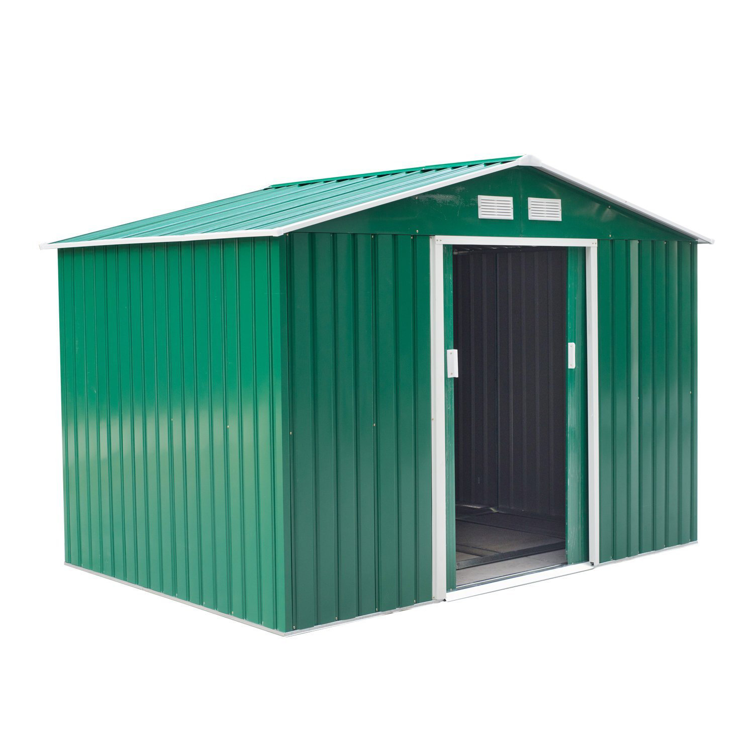 Outsunny 9 x 6 Metal Storage Shed Wayfair UK