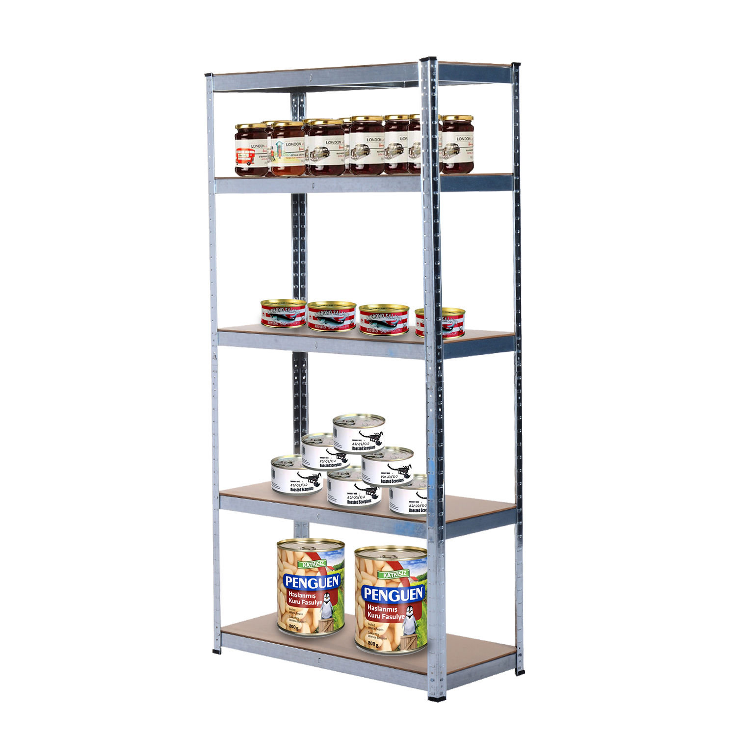 5 Shelf Heavy Duty Garage Shelving Unit & Reviews Wayfair UK