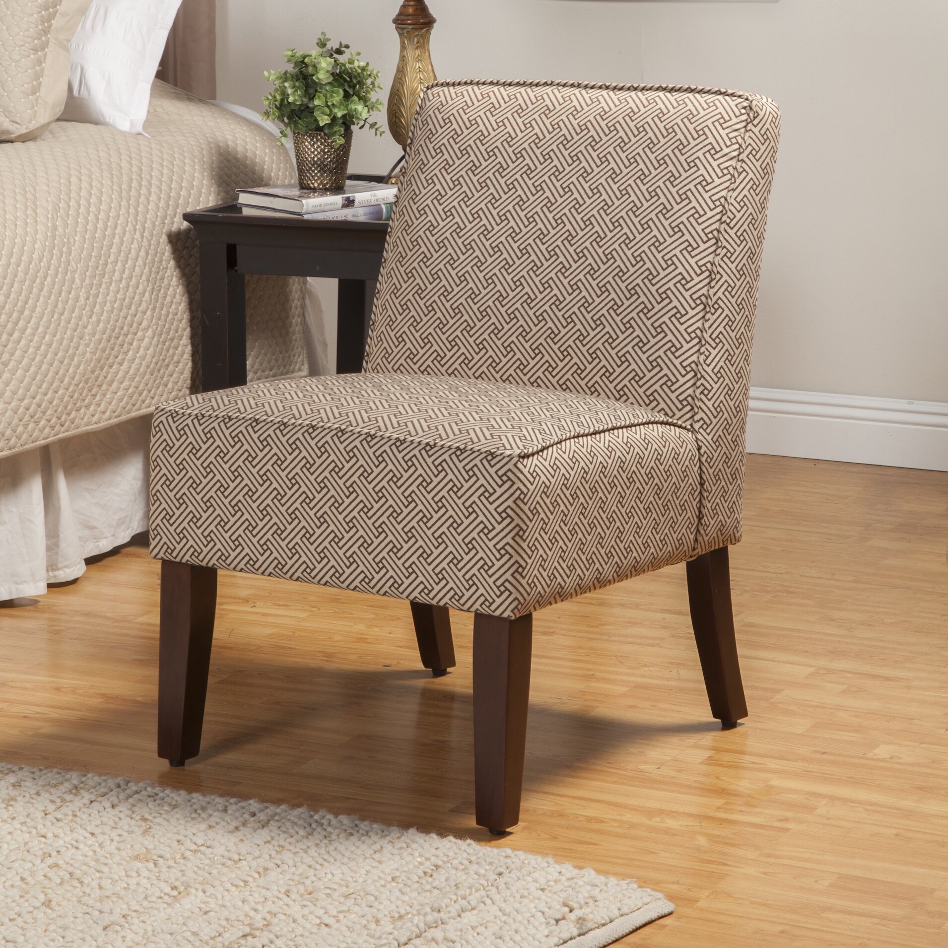 HomePop Slipper Accent Chair III Reviews Wayfair   Culp Slipper Chair With Matching Pillow K6857 F1122 