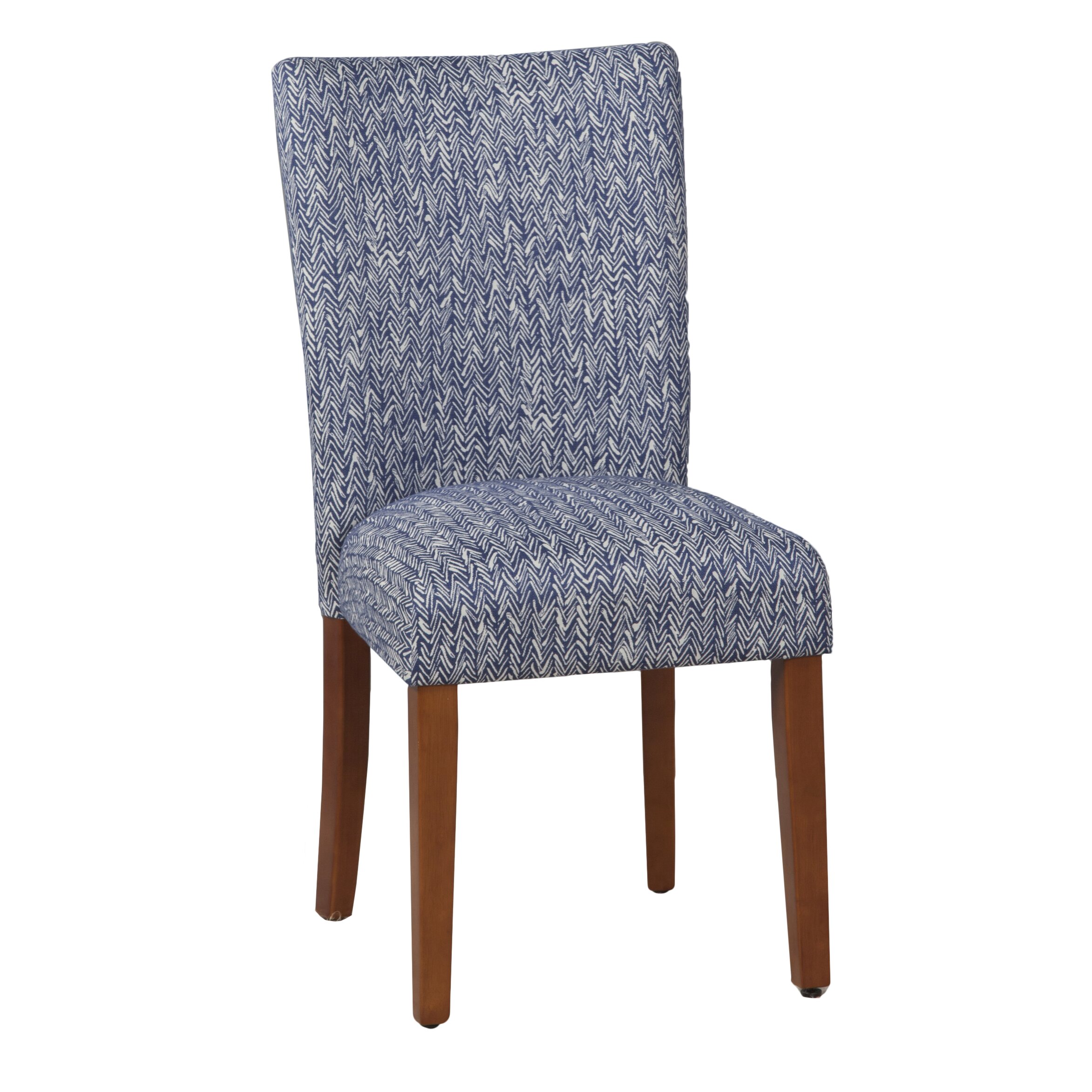 HomePop Upholstered Parsons Chair in Blue & Reviews | Wayfair