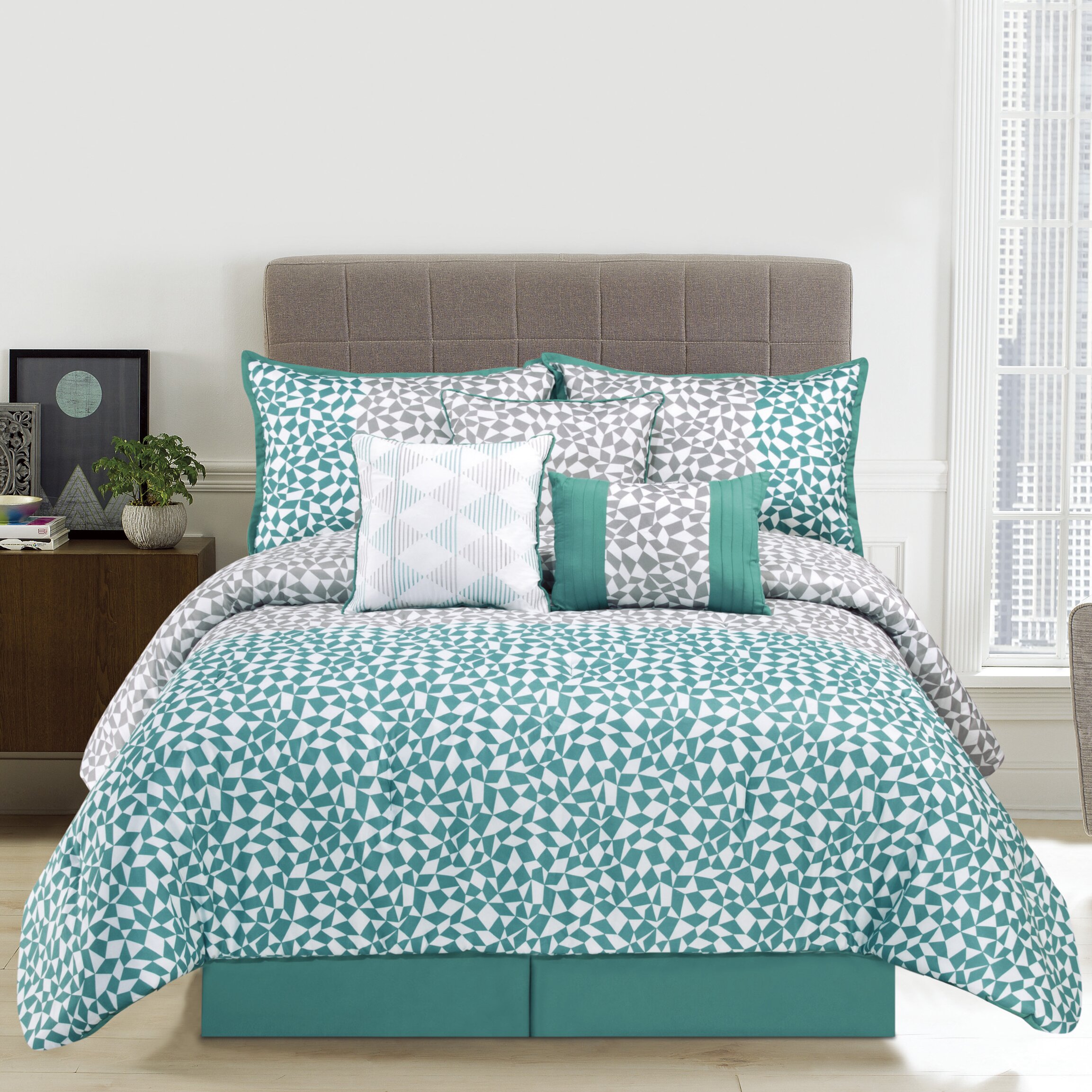 Mytex Piccadilly 7 Piece Comforter Set & Reviews | Wayfair
