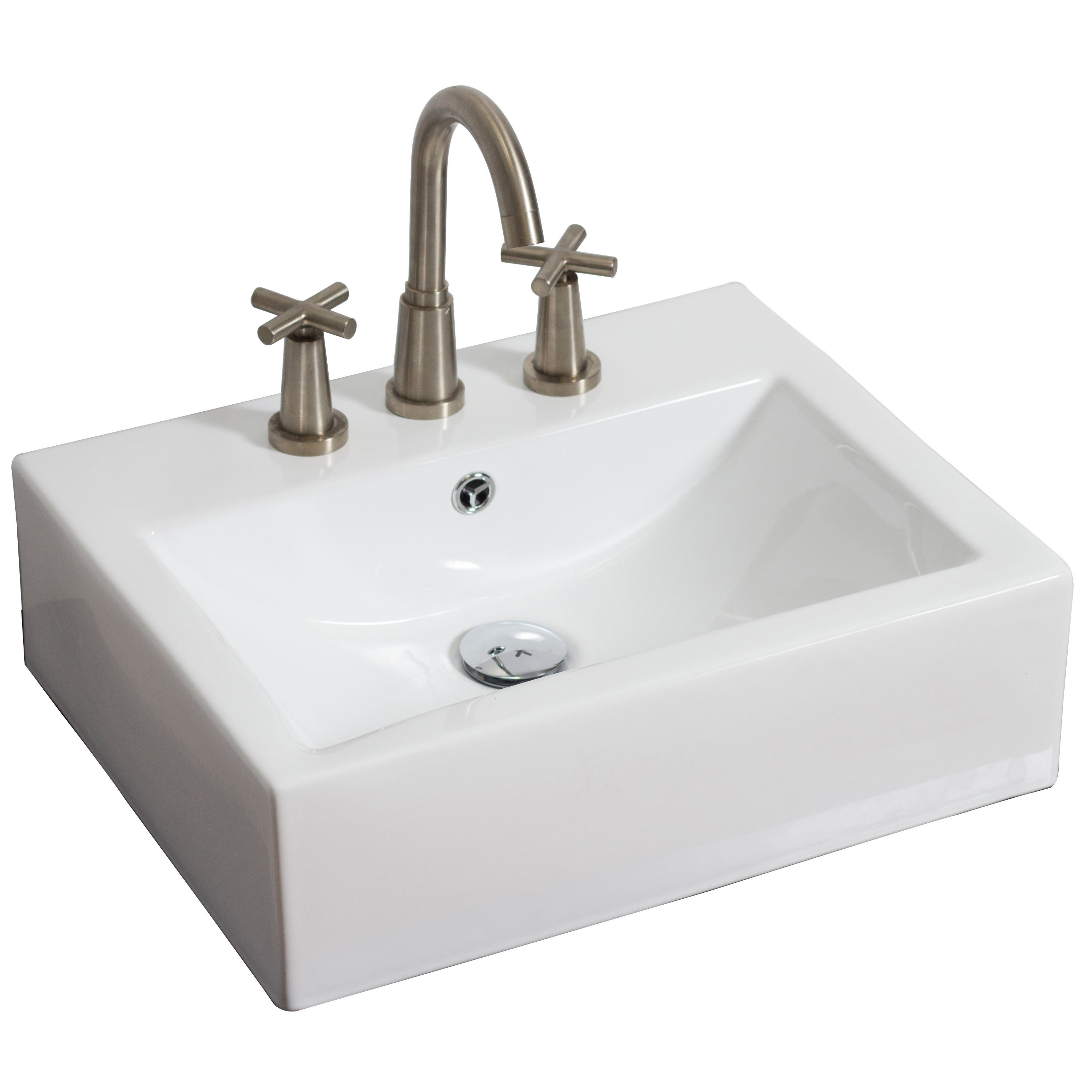 American Imaginations Rectangle Vessel Bathroom Sink & Reviews Wayfair.ca