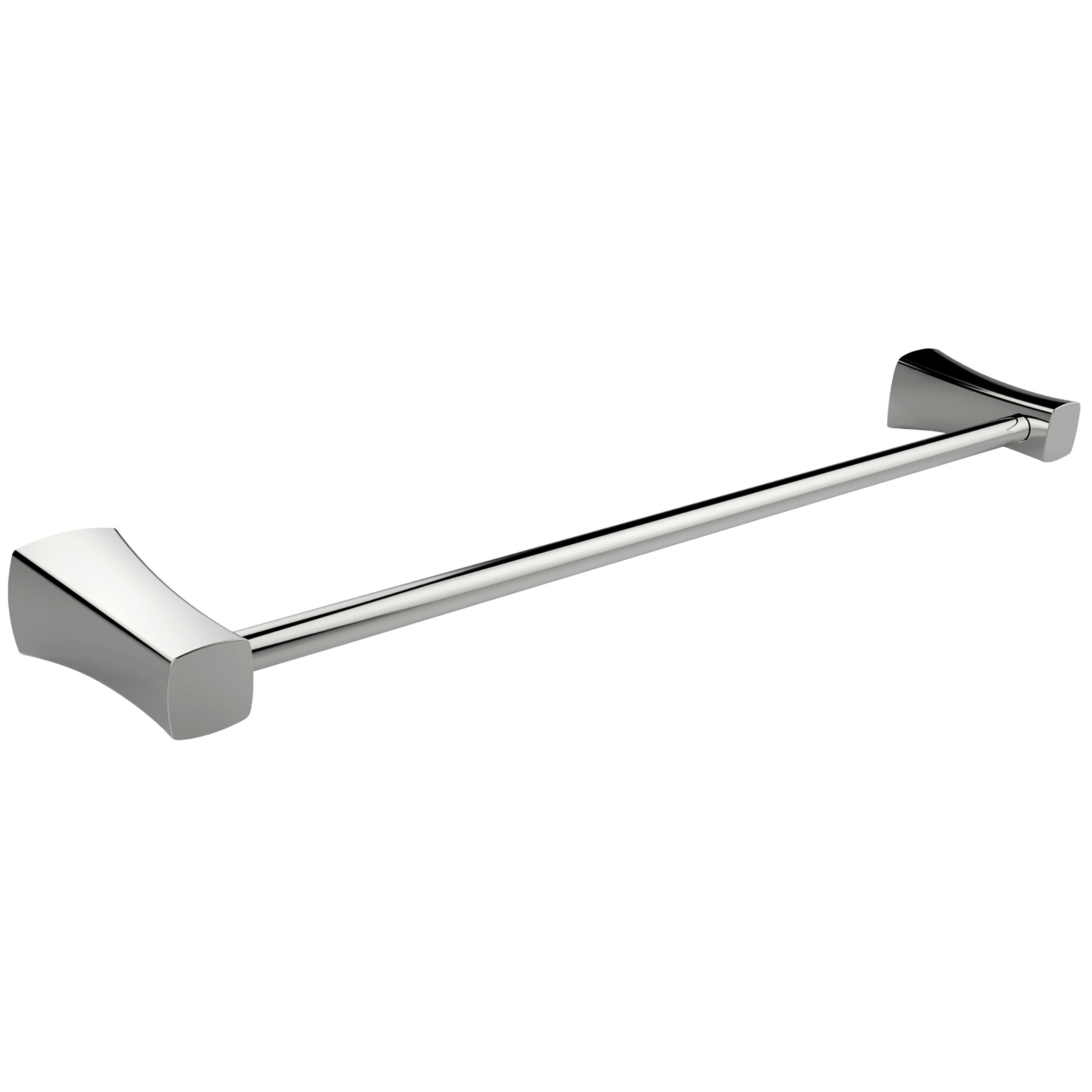 American Imaginations Wall Mounted Robe Hook with Single Towel Rod and
