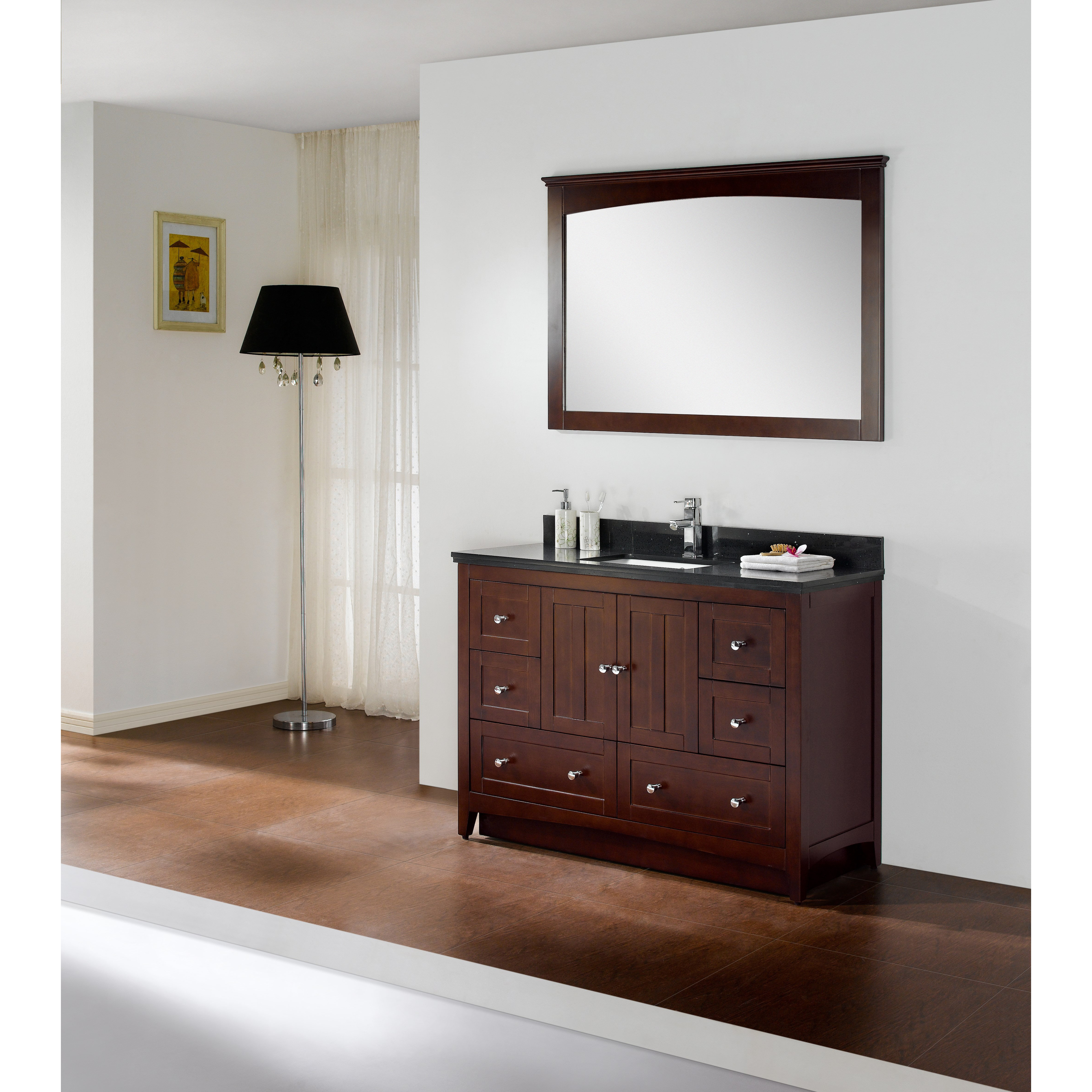 American Imaginations Shaker 48" Modern Vanity Base Set Wayfair.ca