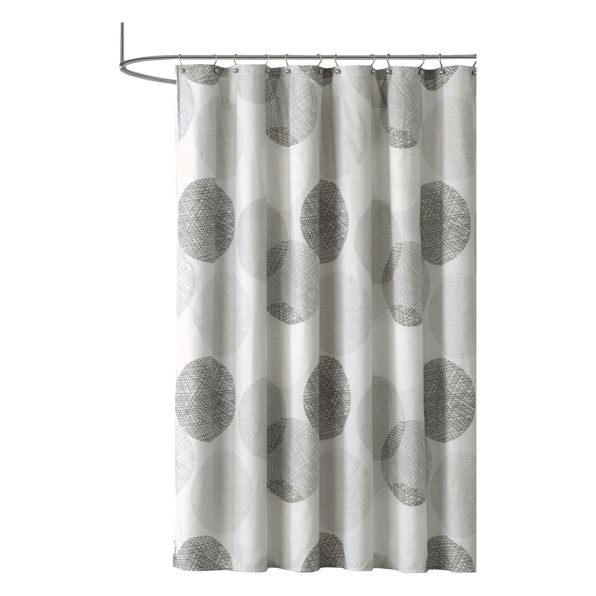Madison Park Essentials Knowles Shower Curtain MPE70 038 