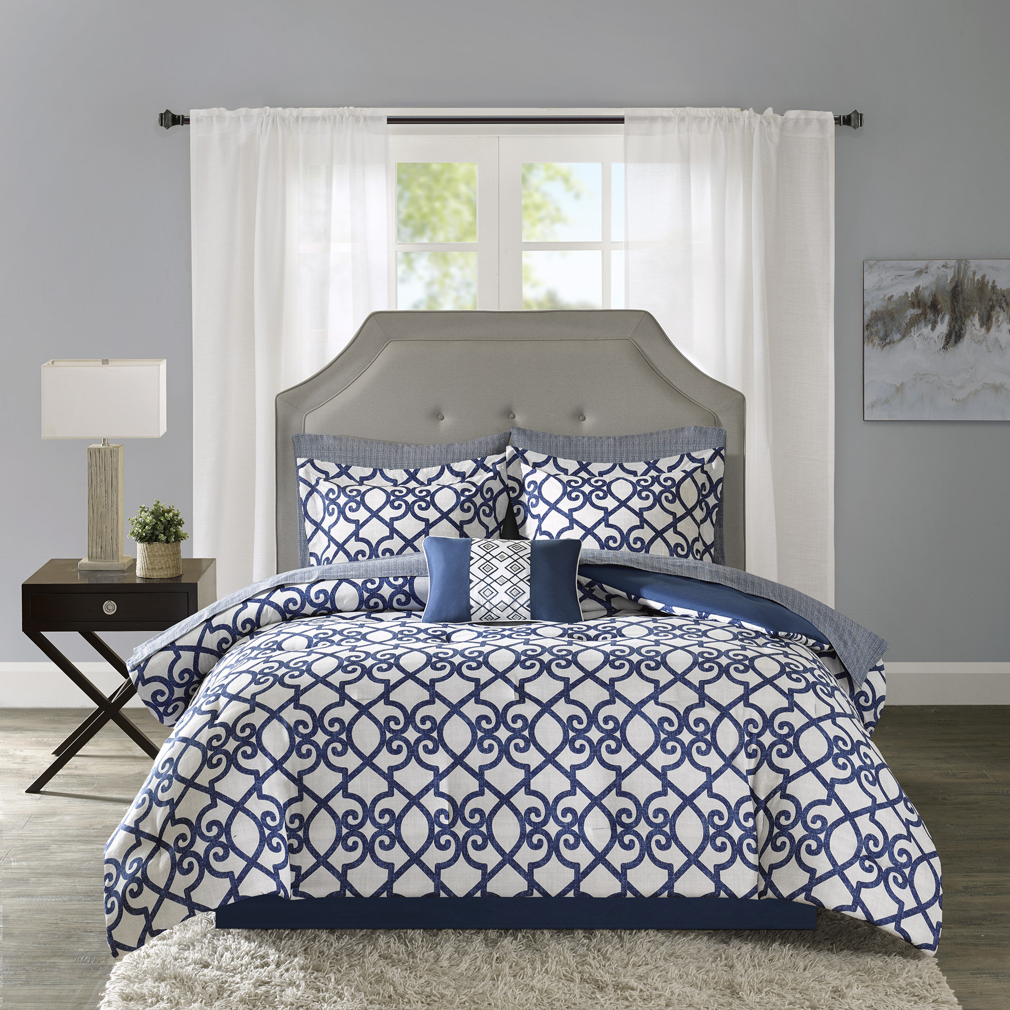 Madison Park Essentials Daven Comforter Set & Reviews Wayfair