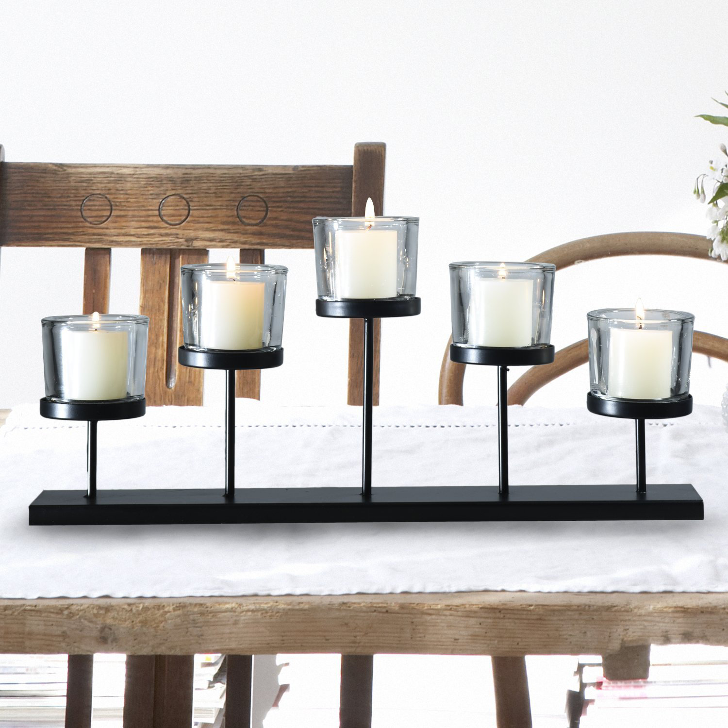 AdecoTrading Glass Candelabra Wayfair