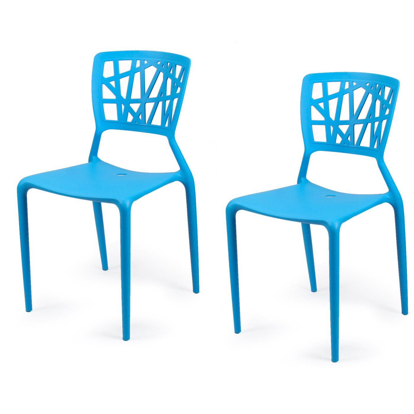 AdecoTrading Stacking Dining Side Chair & Reviews Wayfair