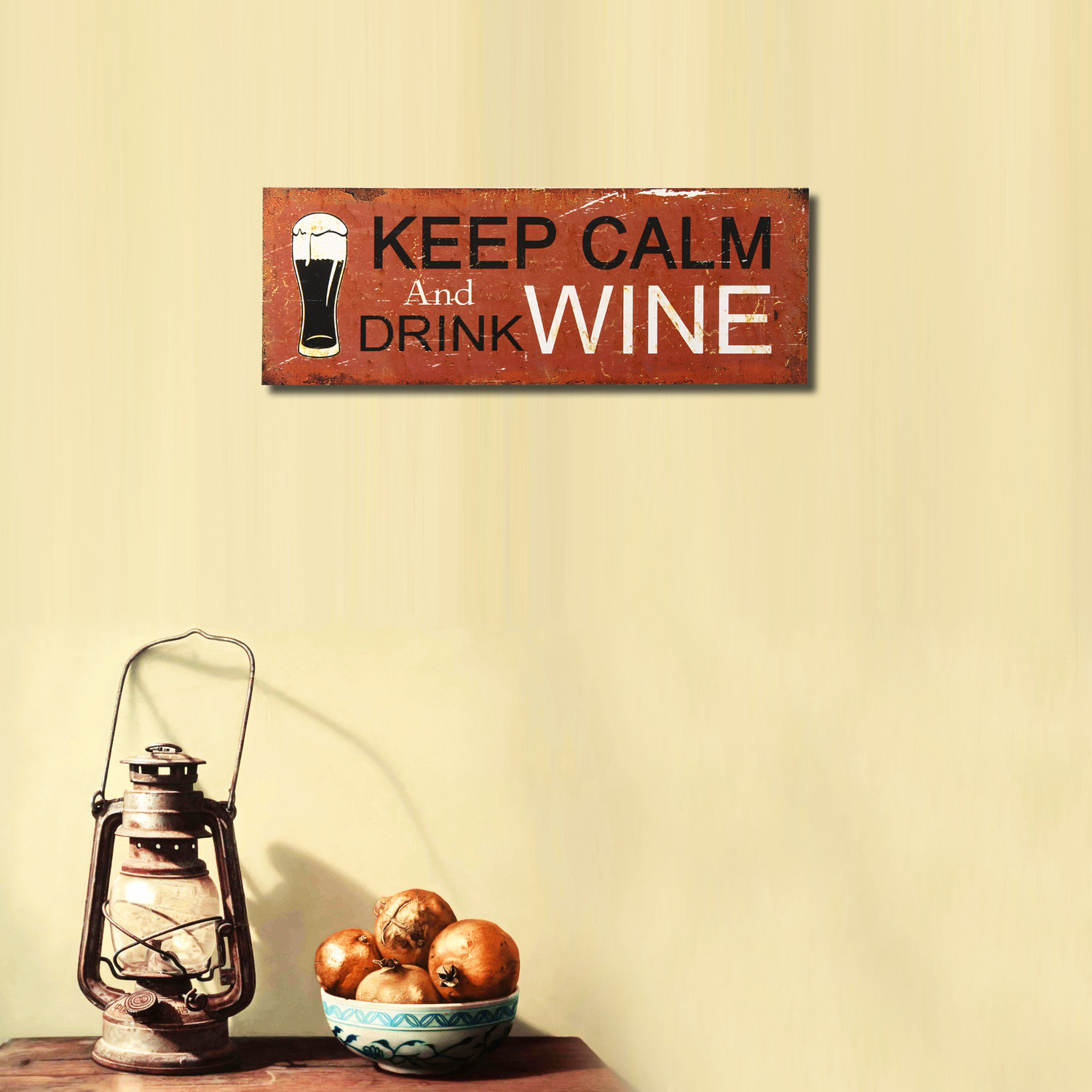 AdecoTrading "Keep Calm and Drink Wine" " Wall Décor Wayfair