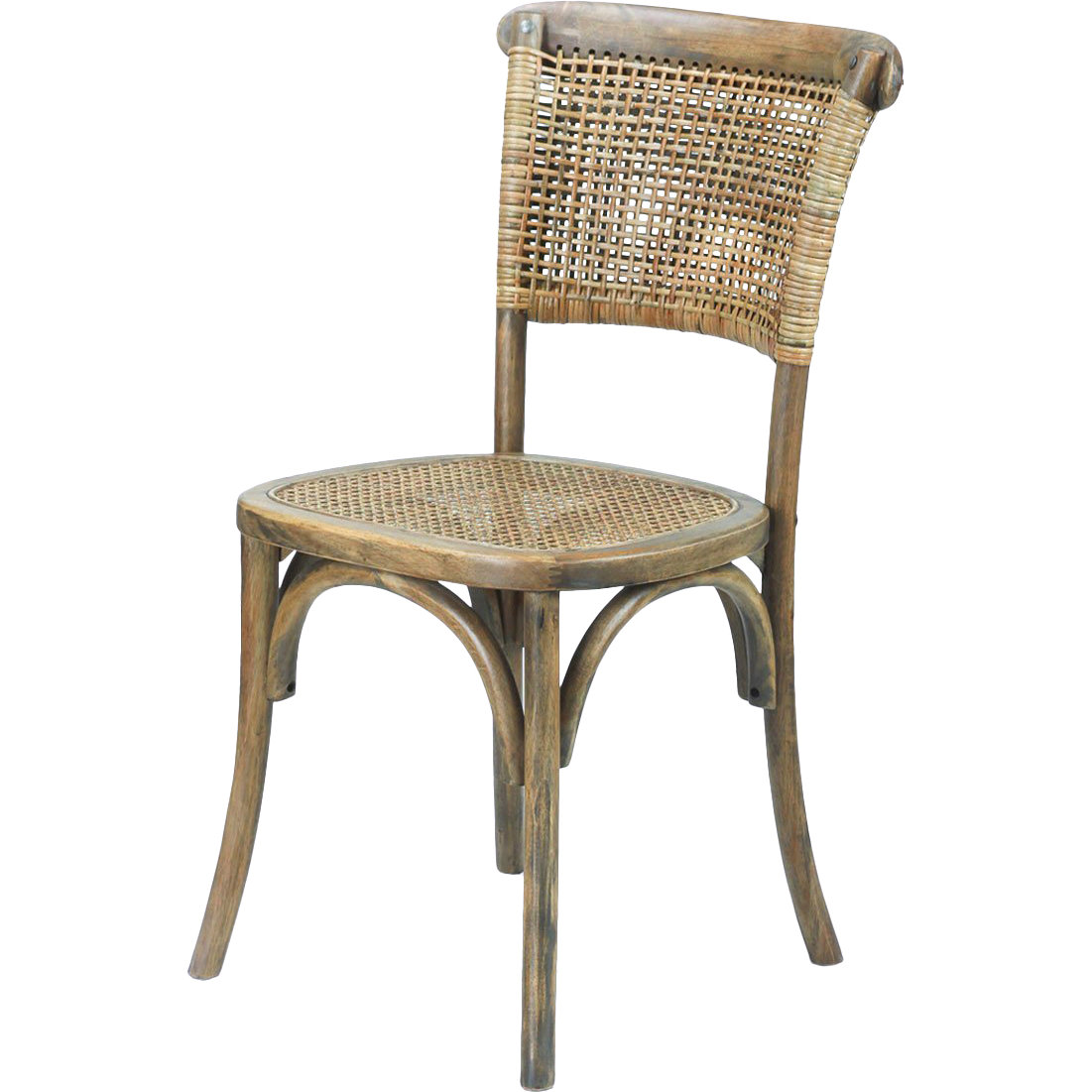 AdecoTrading Dining Cane Side Chair & Reviews Wayfair