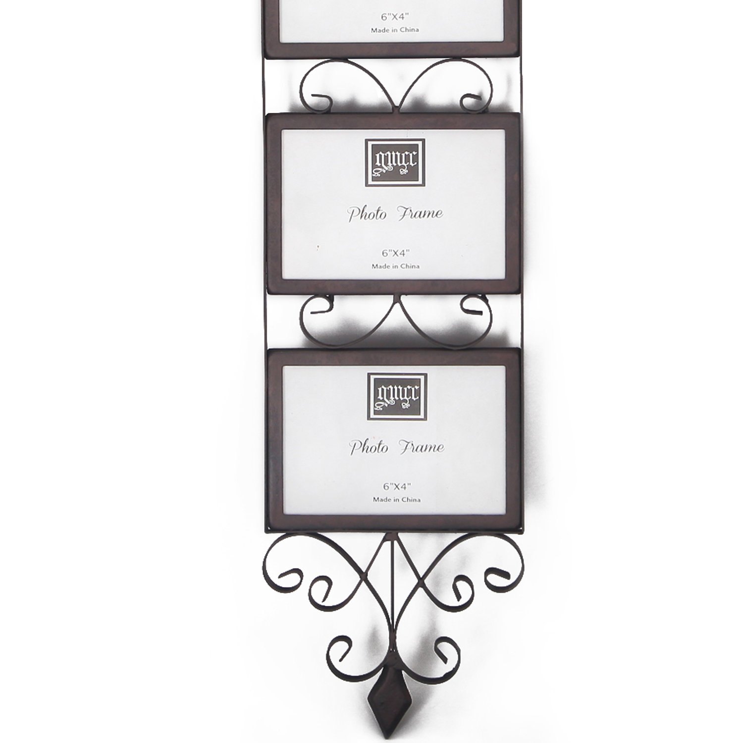 AdecoTrading 3 Opening Decorative Iron Metal Wall Hanging ...