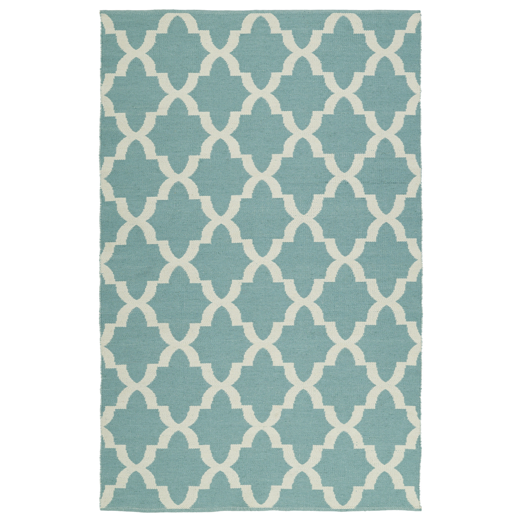 Kaleen Brisa Teal & White Indoor/Outdoor Area Rug & Reviews Wayfair