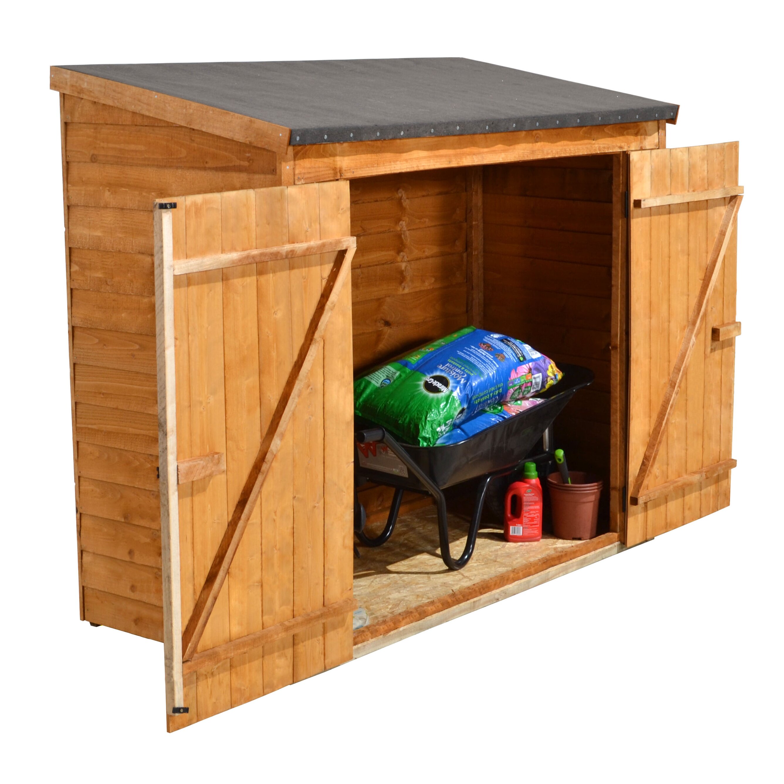 forest garden 6ft x 3ft wooden tool shed & reviews