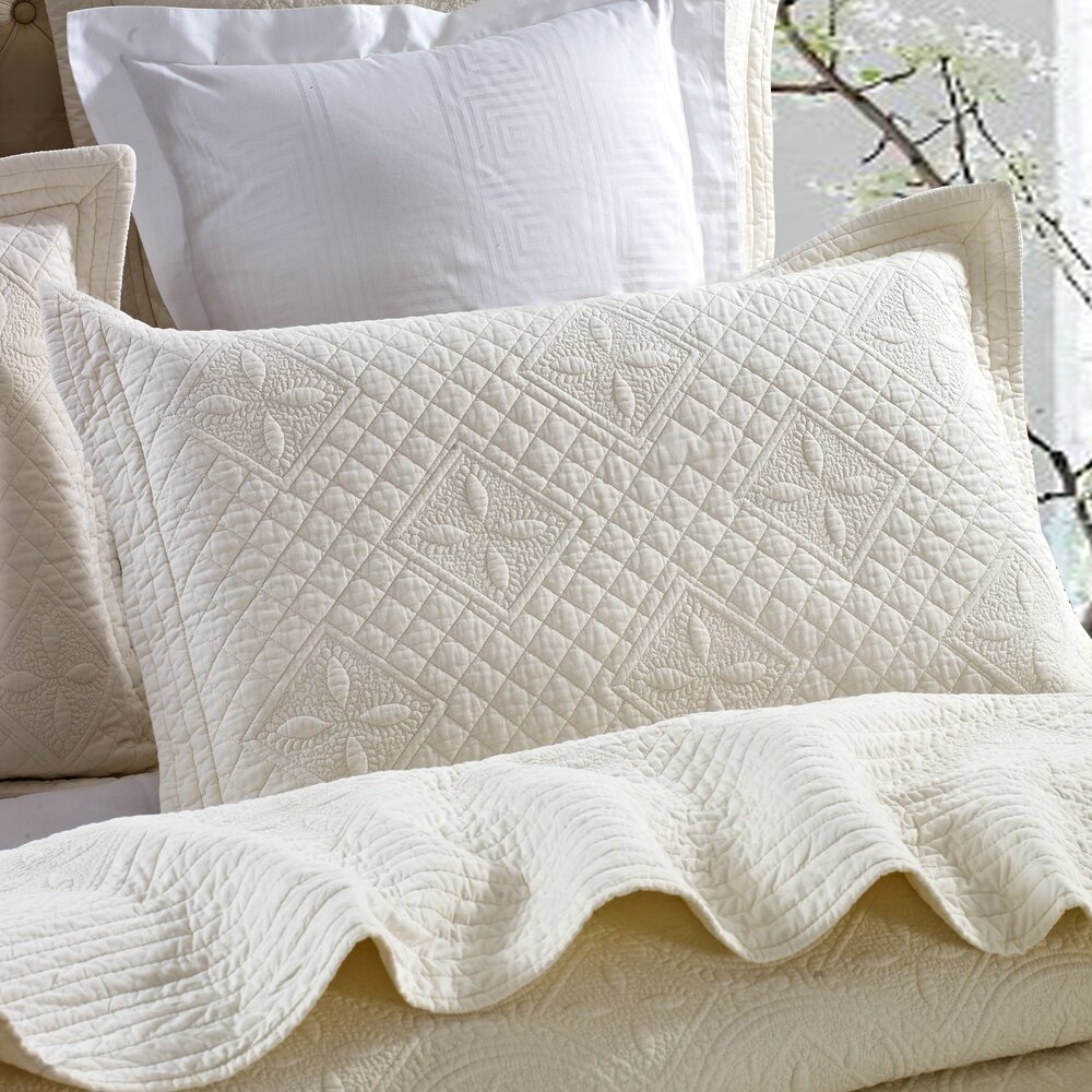 quilted pillow shams