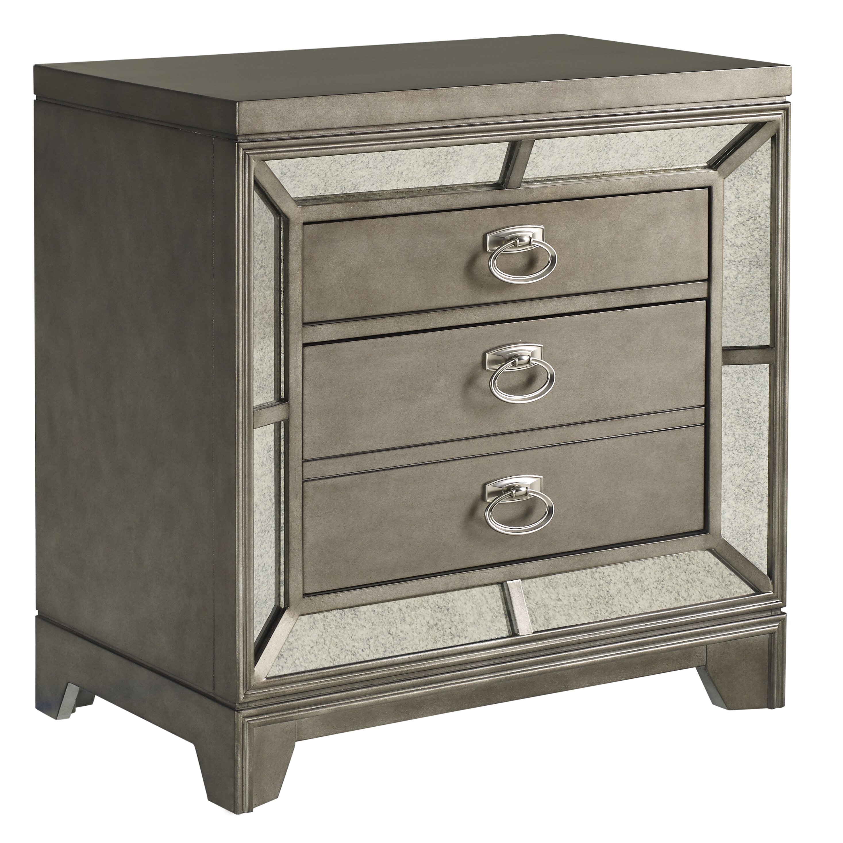 Avalon Furniture Lenox 2 Drawer Nightstand & Reviews | Wayfair