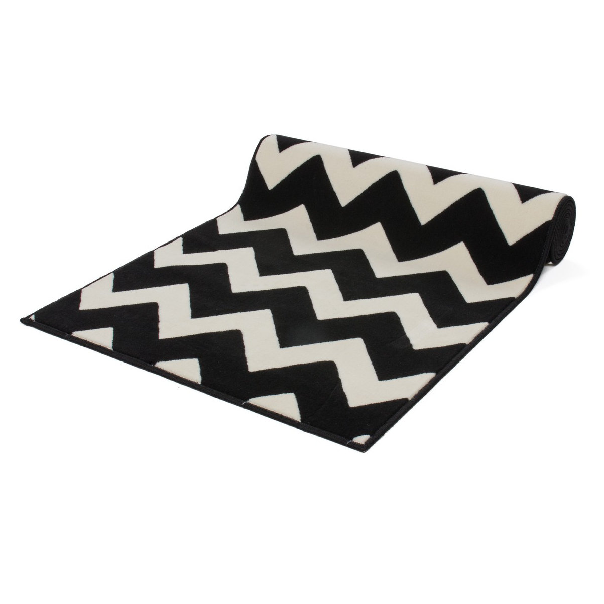 Kayoom Teppich Manolya in Schwarz/Weiß & Bewertungen | Wayfair.de