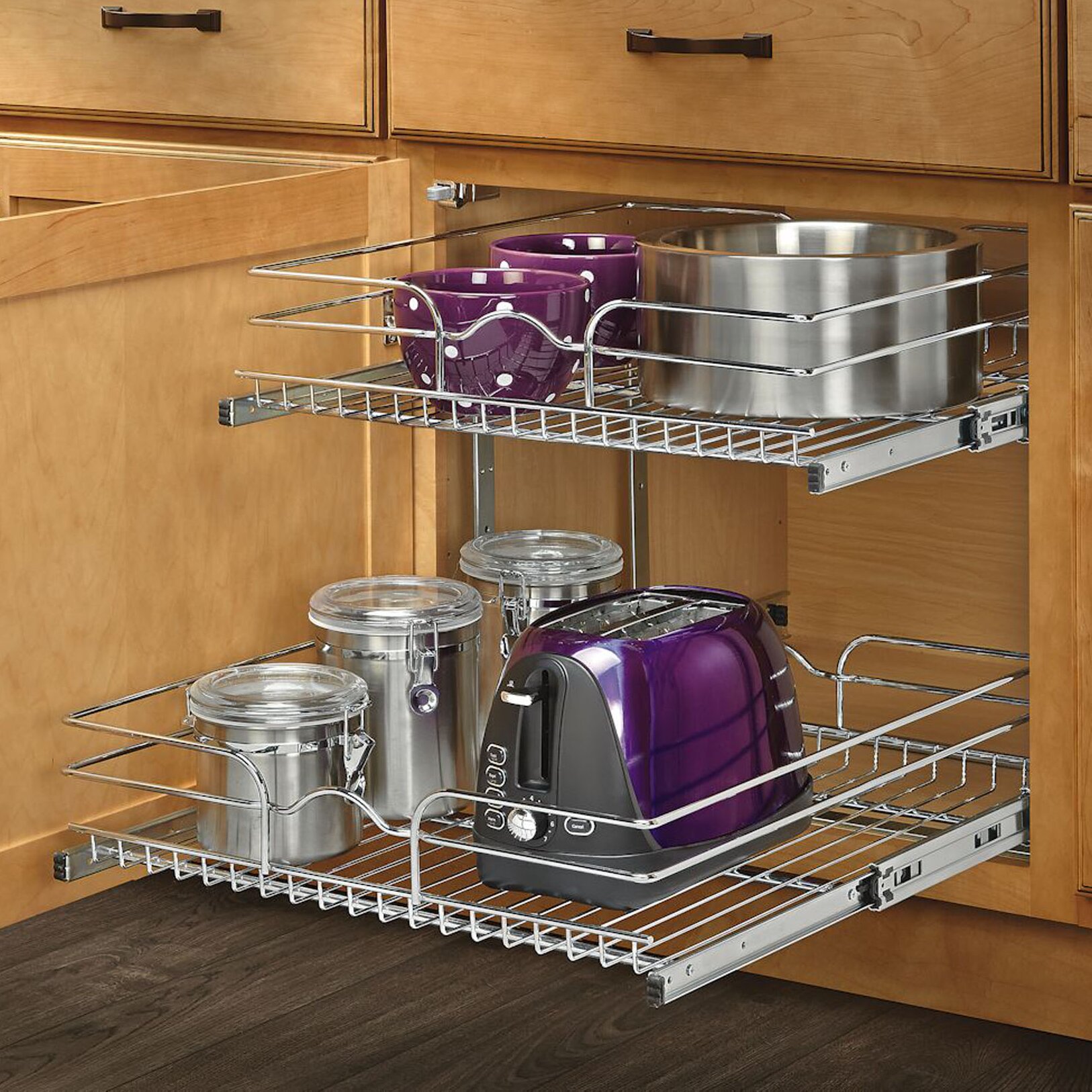  Kitchen Cabinet Storage Baskets for Large Space