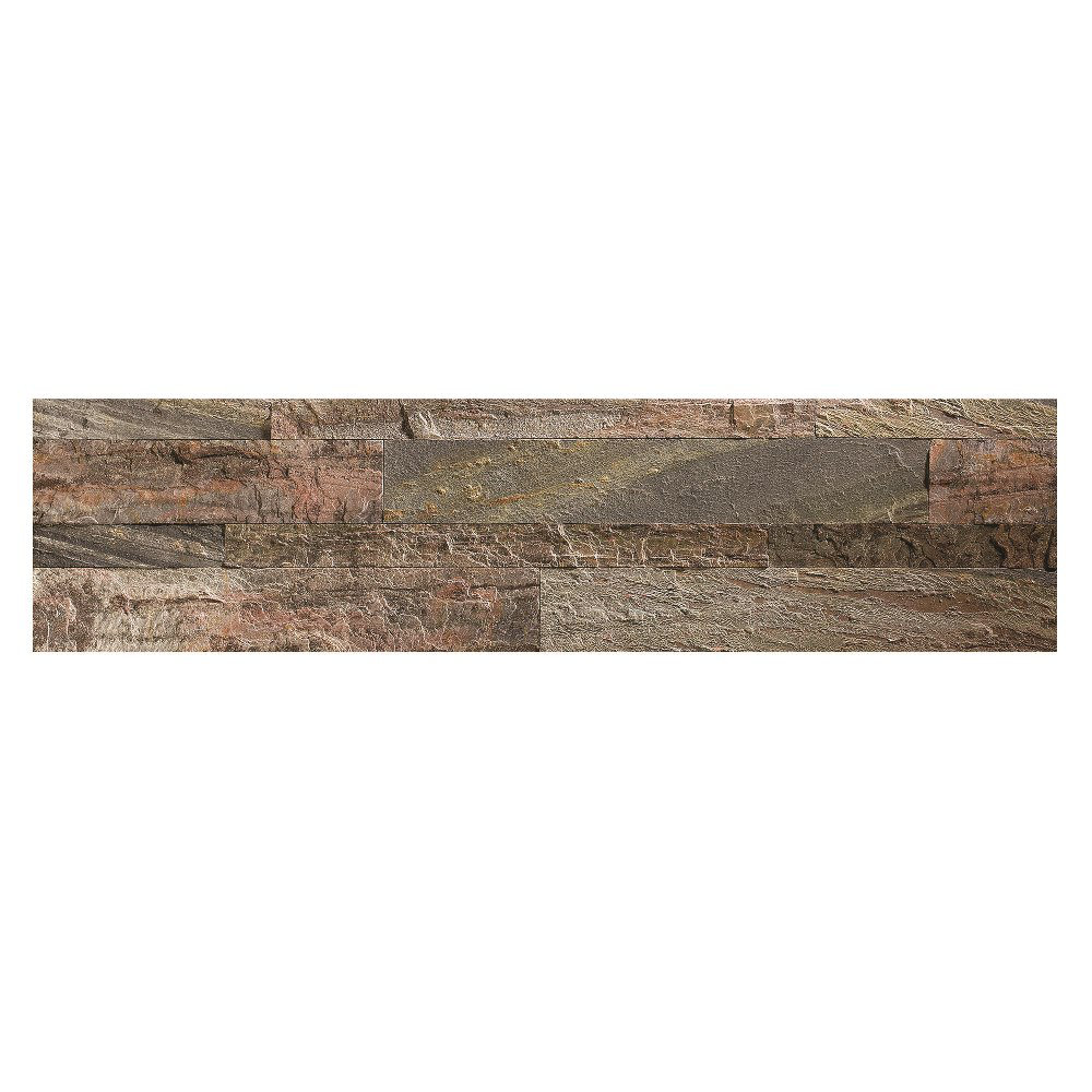 Aspect 6" x 24" Natural Stone Peel & Stick Mosaic Tile in Weathered Quartz & Reviews Wayfair