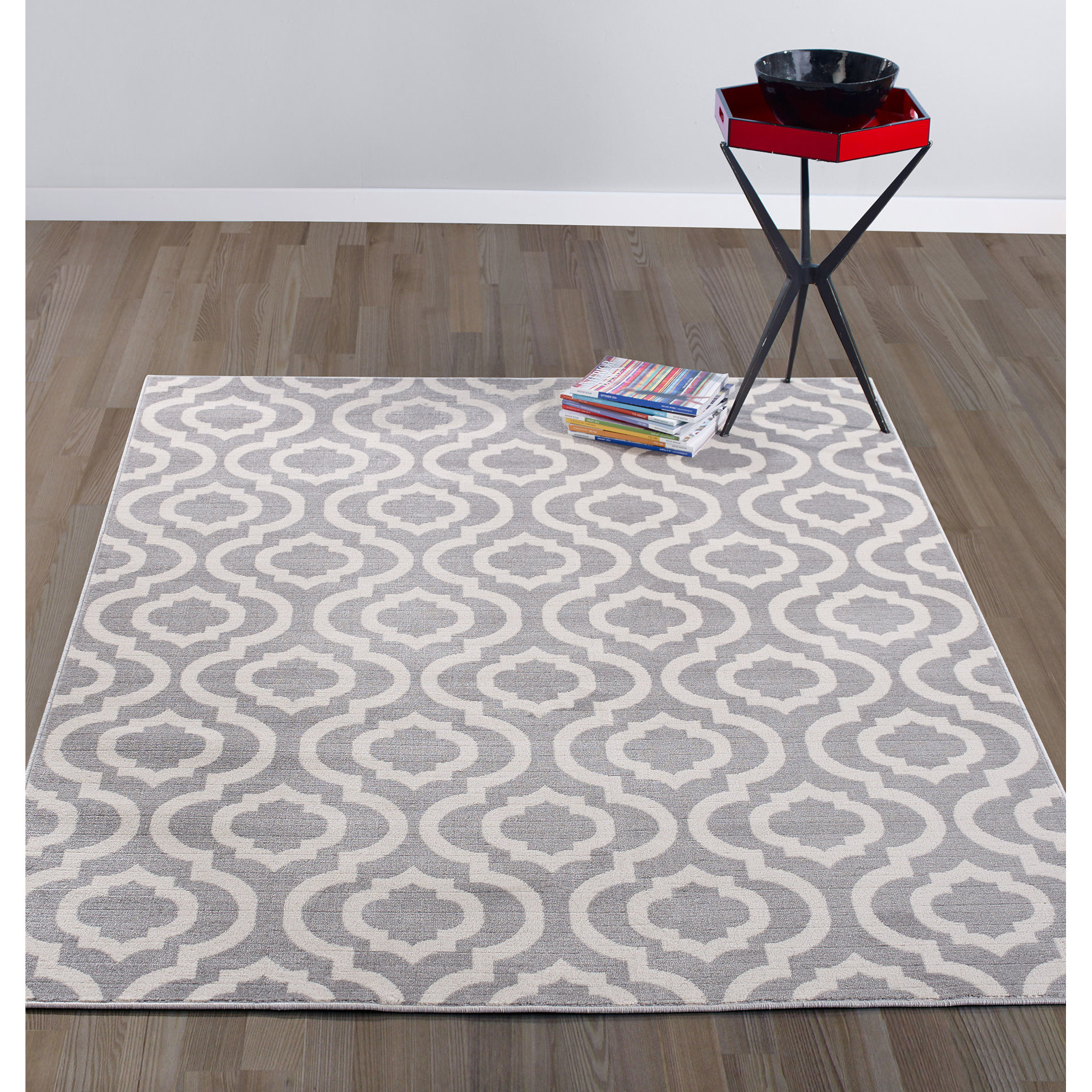 Diagona Designs Jasmin Grey/Cream Area Rug & Reviews Wayfair