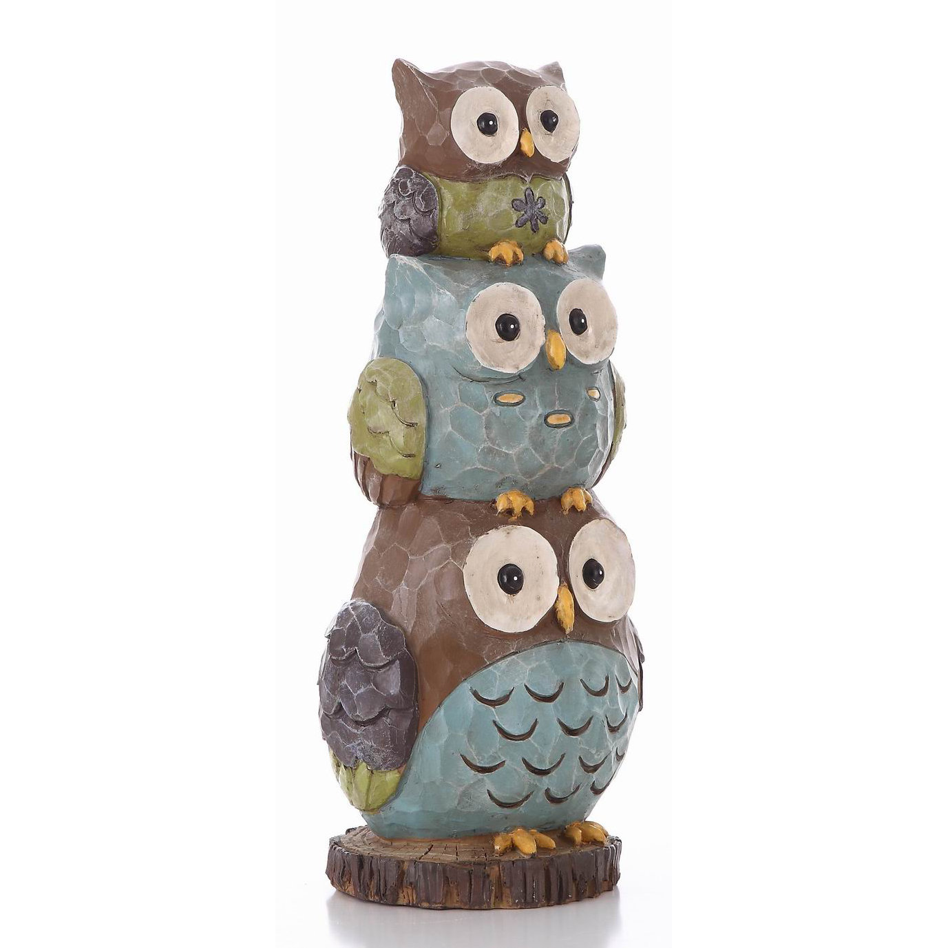 HiLine Gift Ltd. Stacking Owls Statue Wayfair